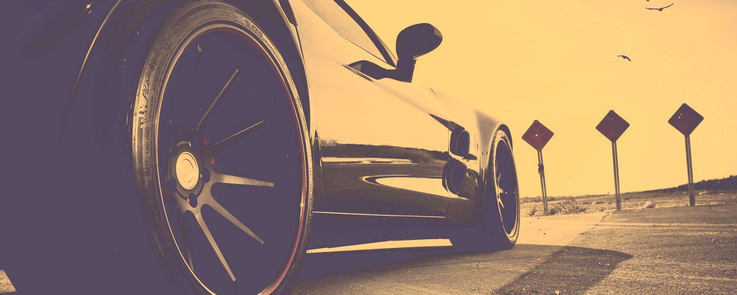 Чёрный концепт обои