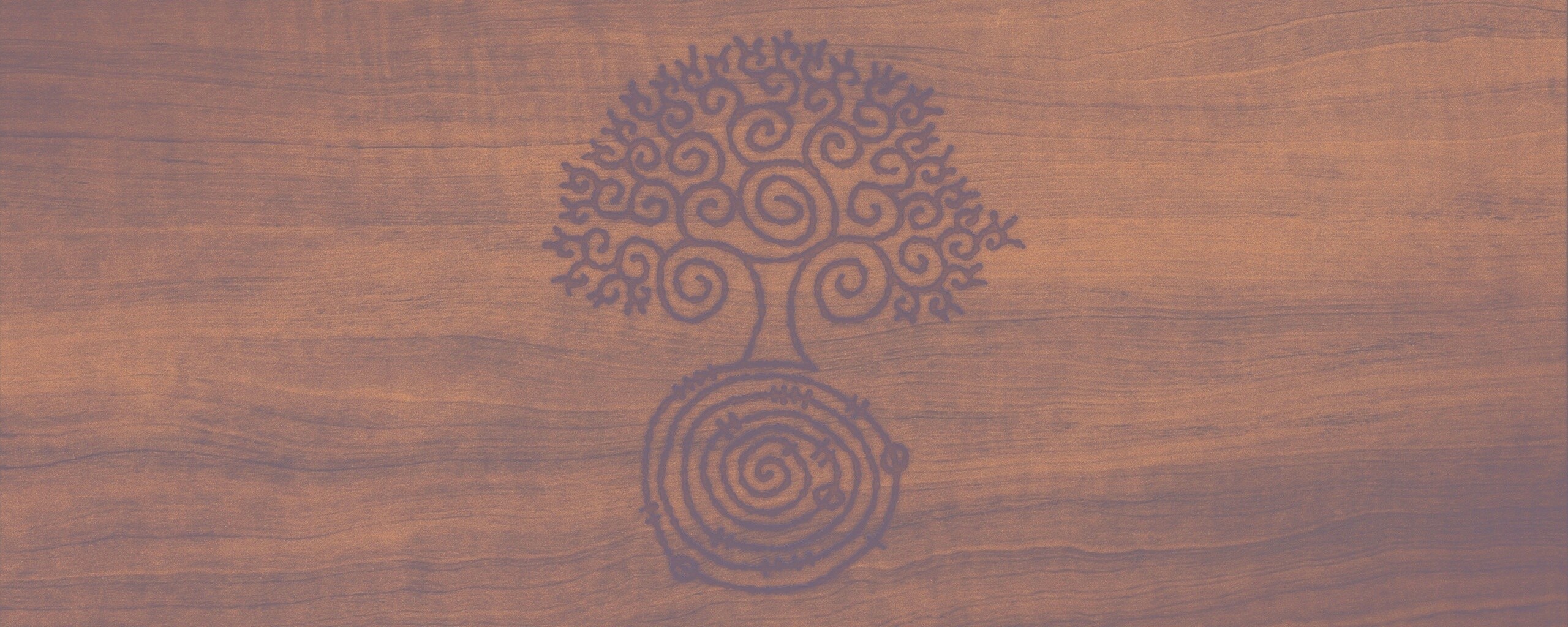 Выжженный рисунок дерева обои