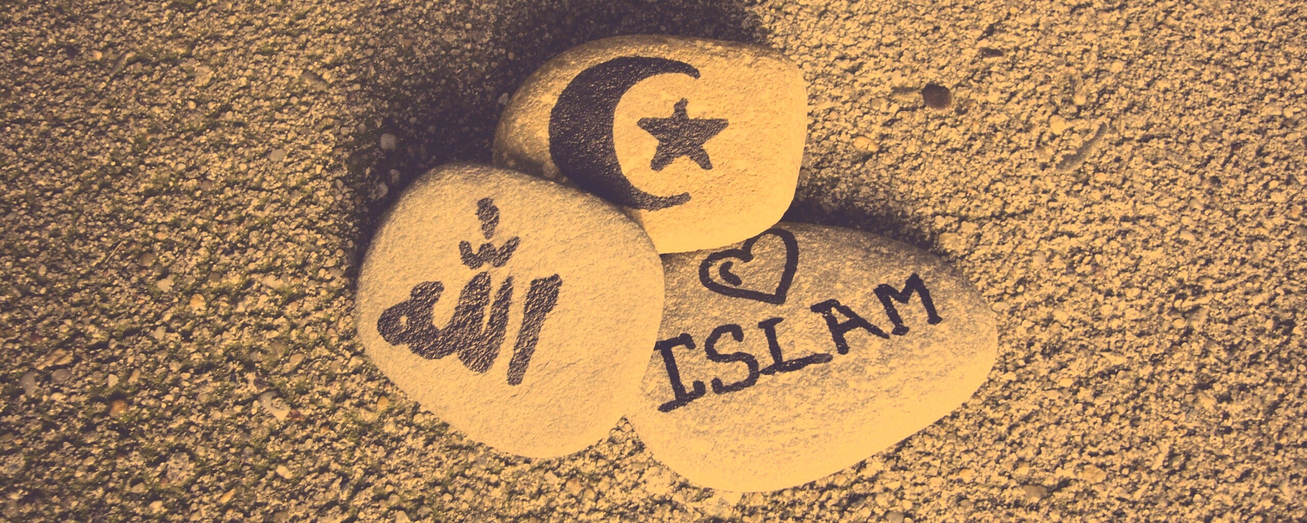 Религия на камнях обои