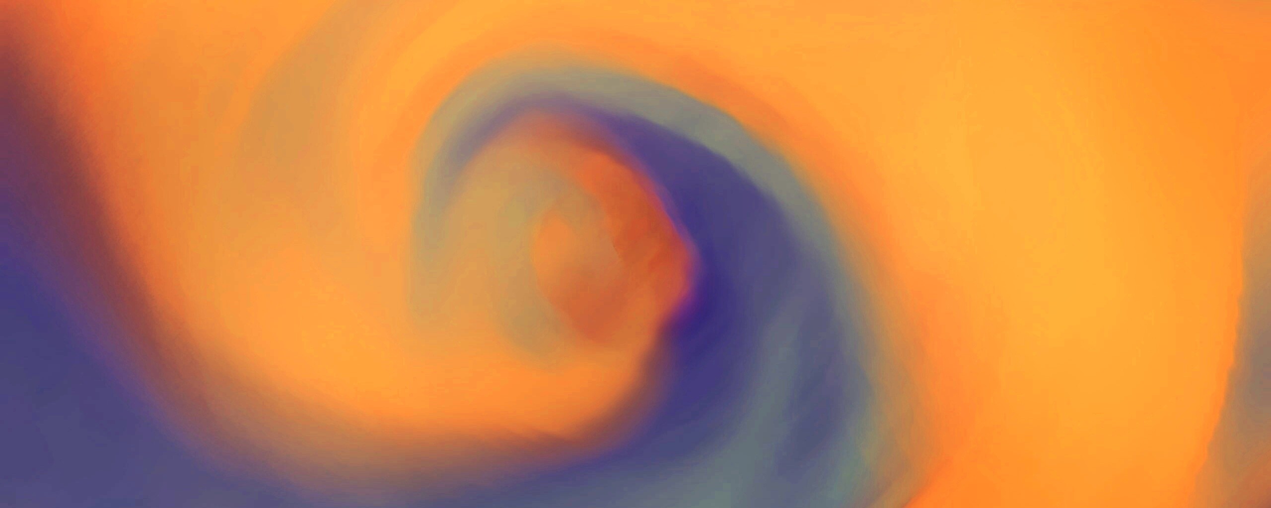 Жёлто-синие завихрения обои