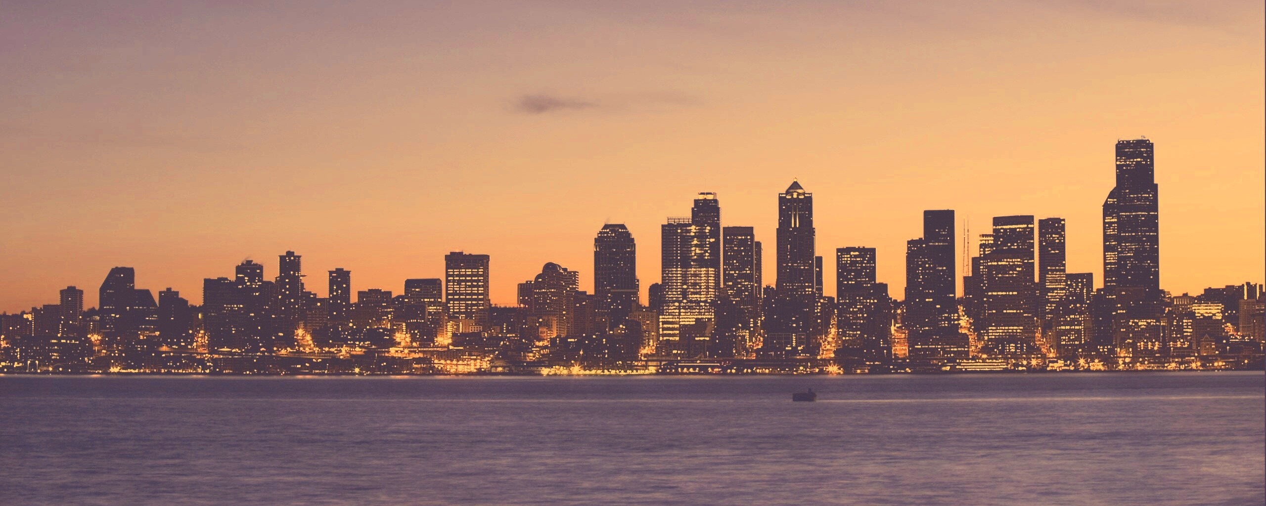 Пейзаж Сиэтла обои