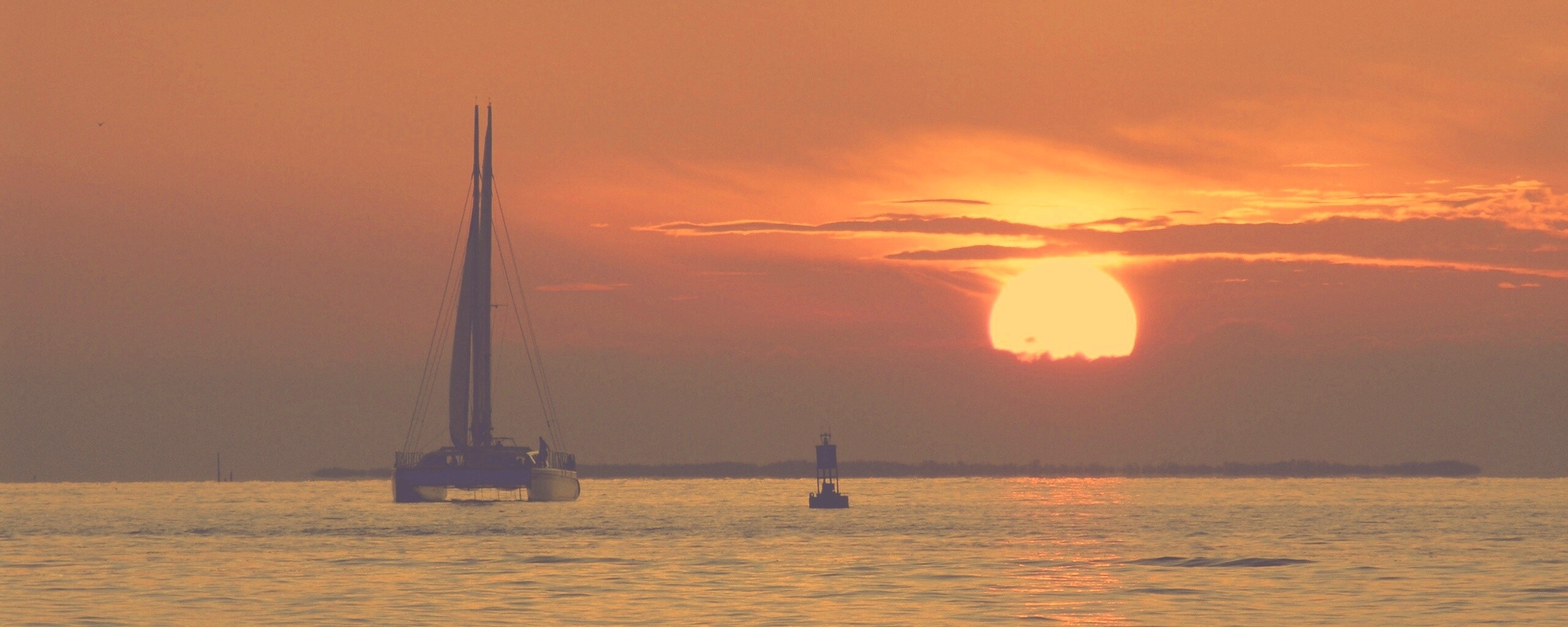 Празднование заката обои