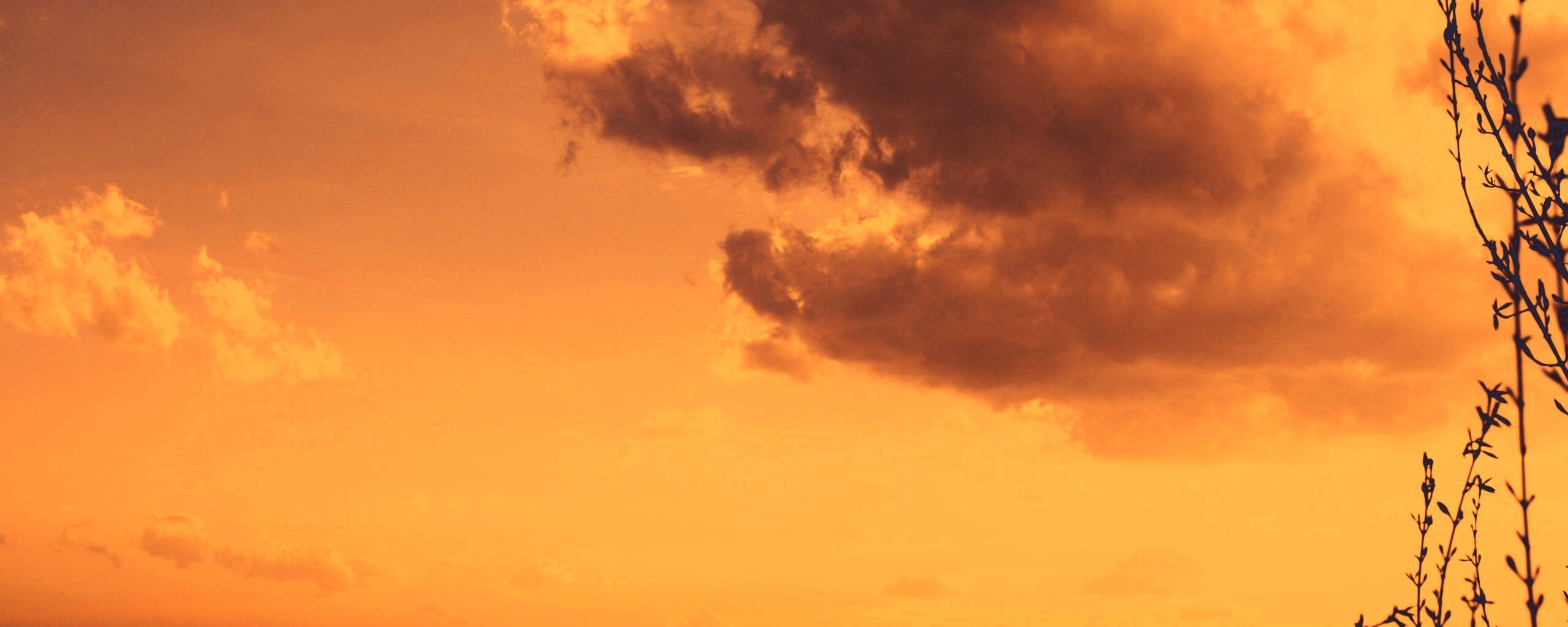 Горный закат обои