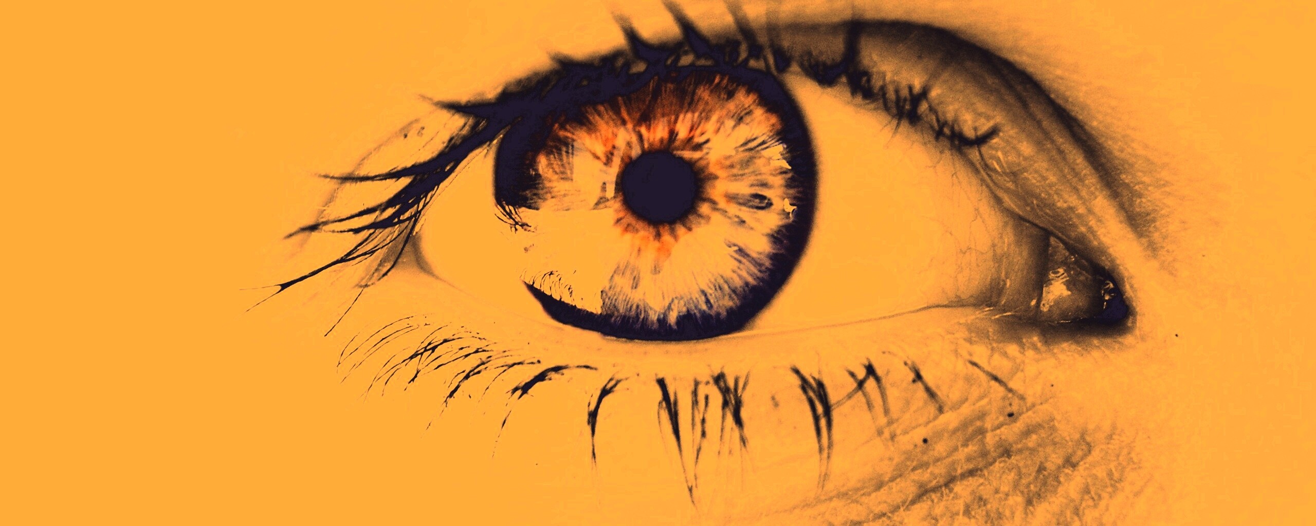 Широко раскрытые глаза обои