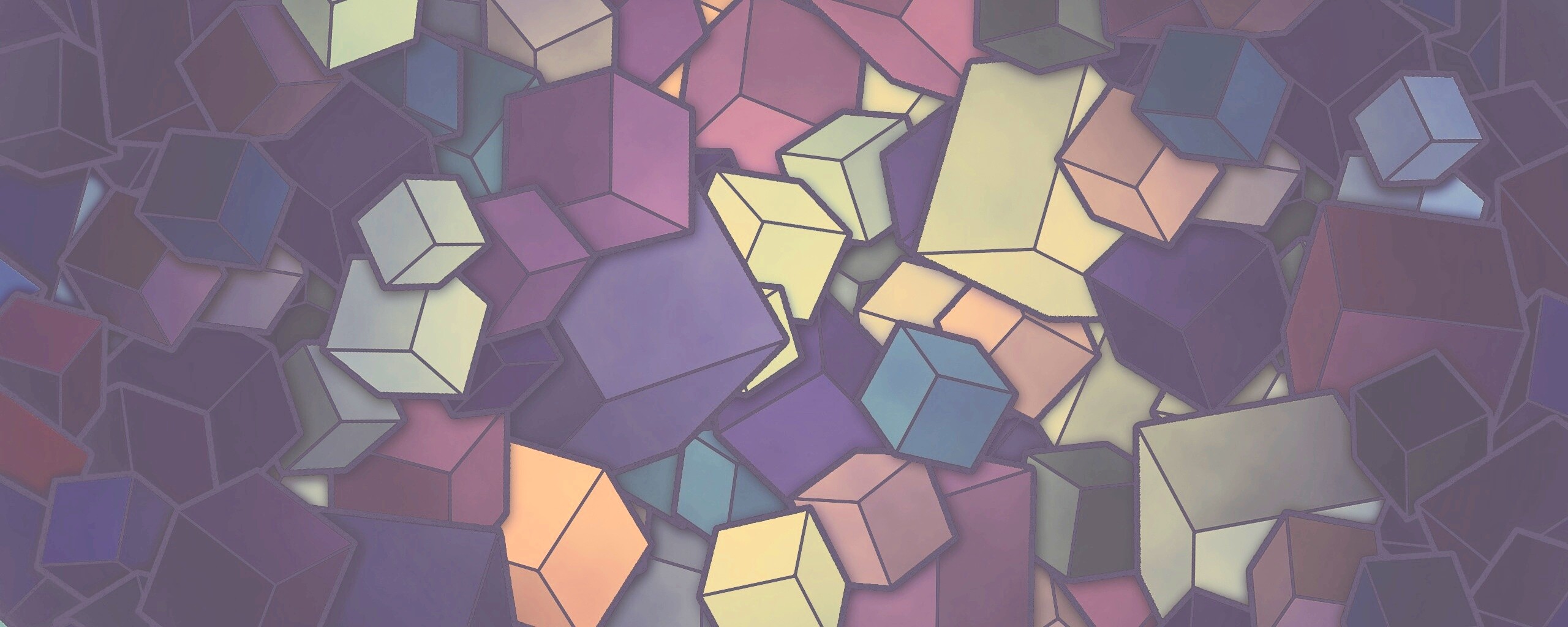 Кубики обои