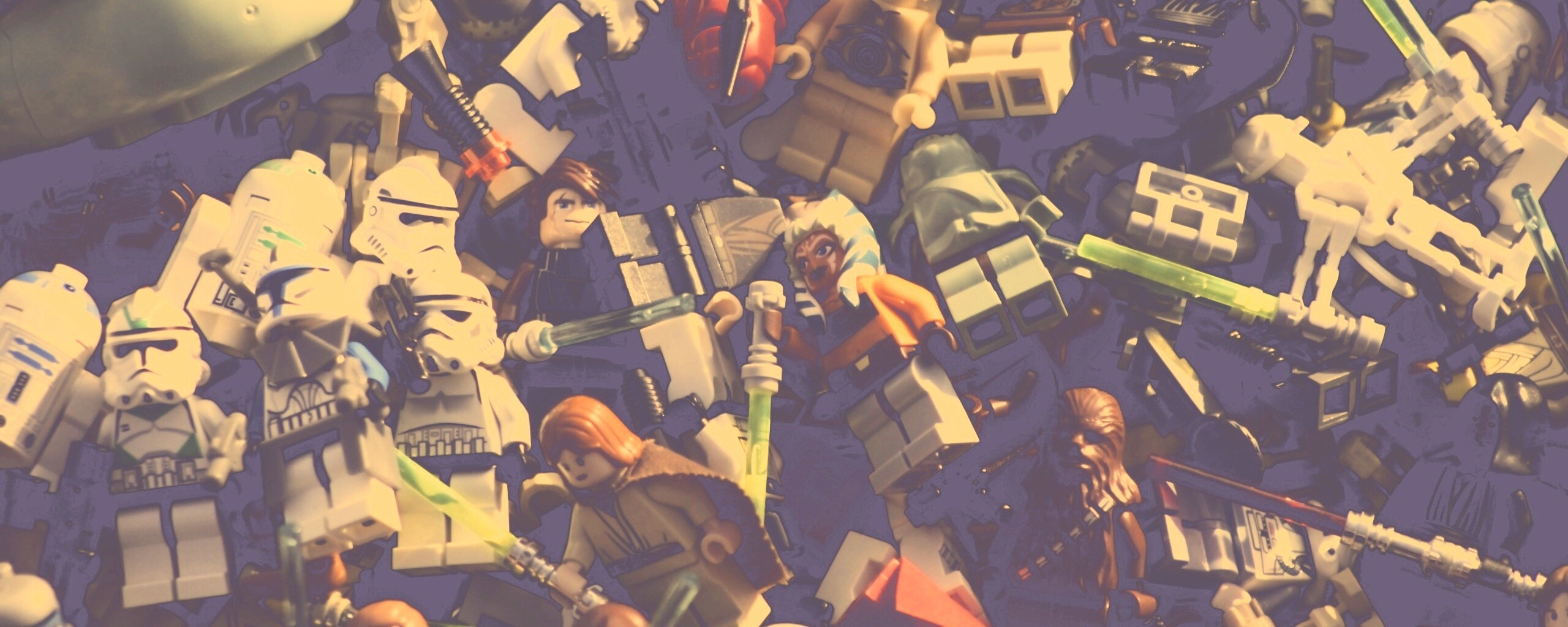 Человечки лего по мотивам звездных войн обои