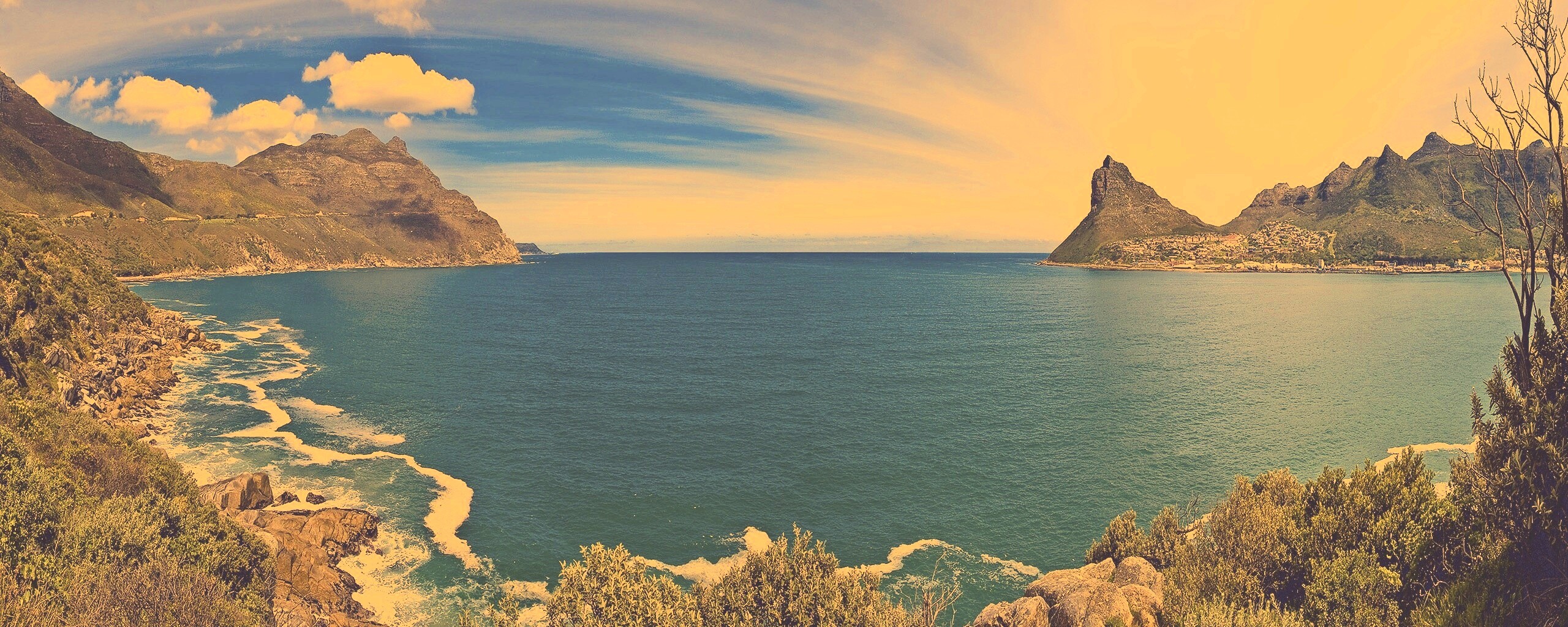 Красивая бухта обои