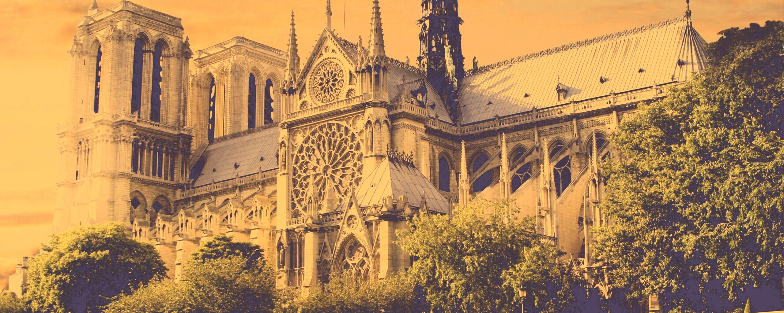 Собор парижской Богоматери обои