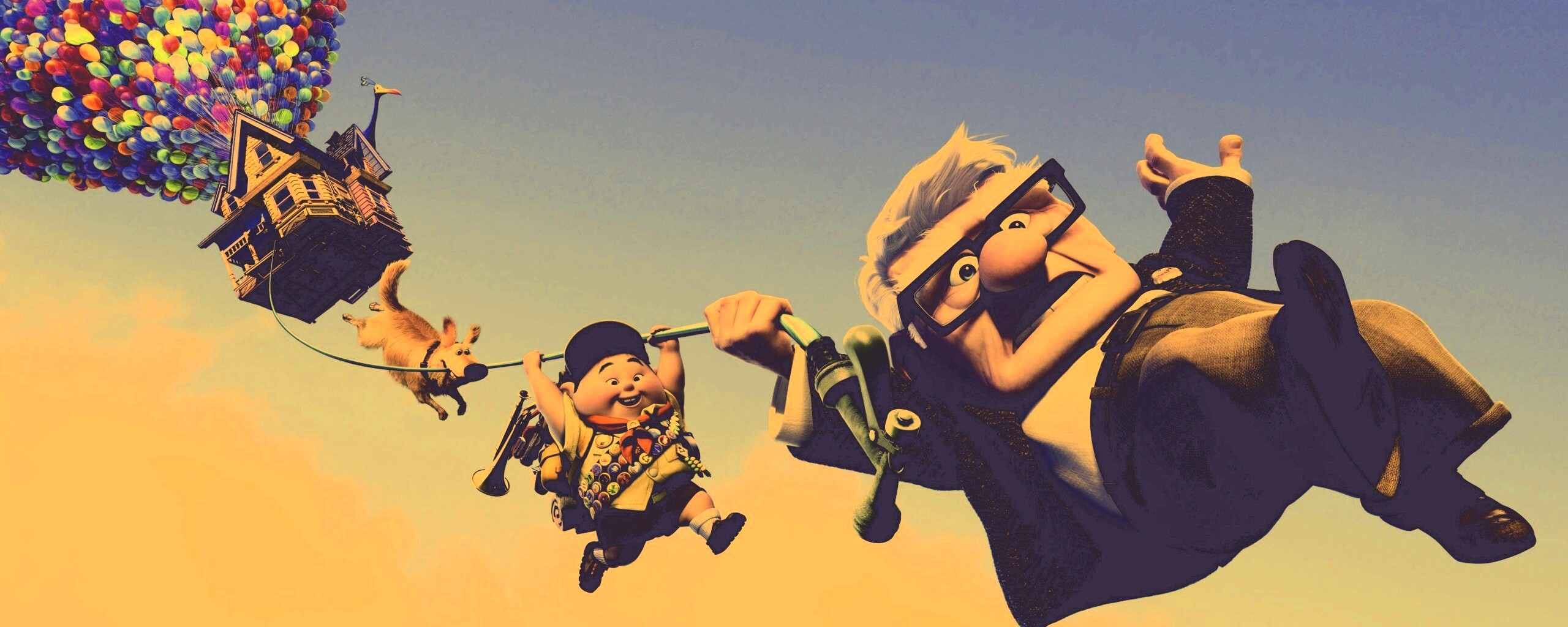Персонажи мультфильма Up обои
