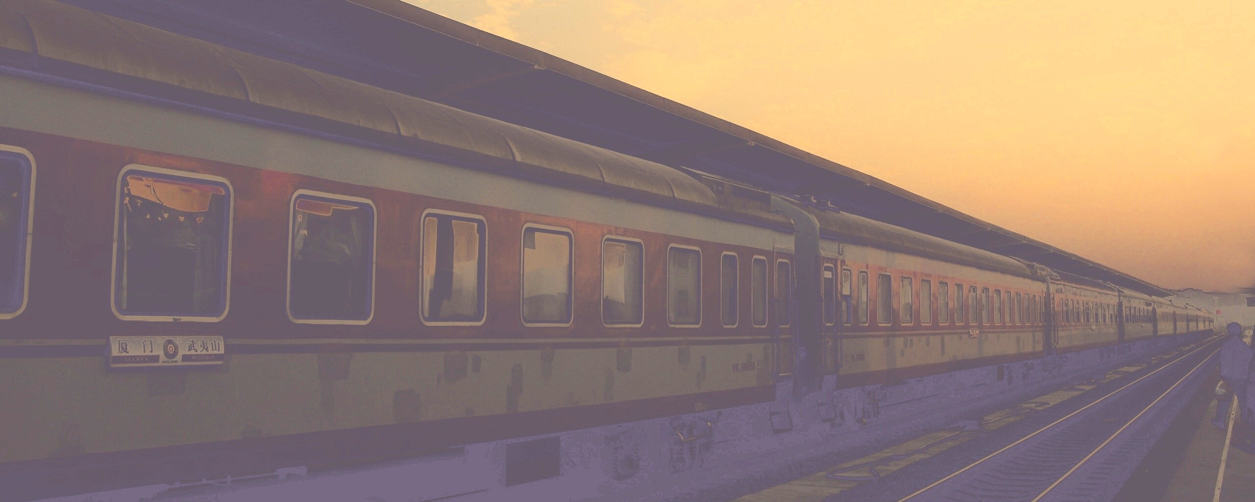 Пассажирский состав обои