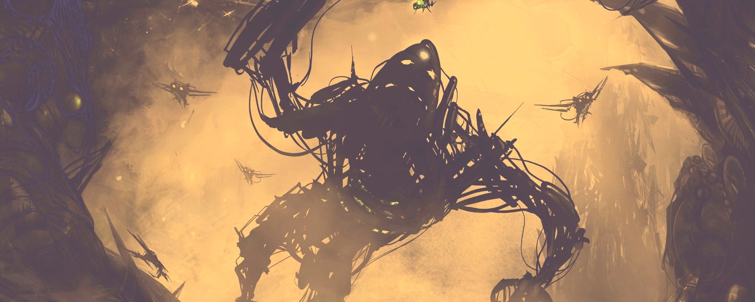 Подзёмный темный монстр обои