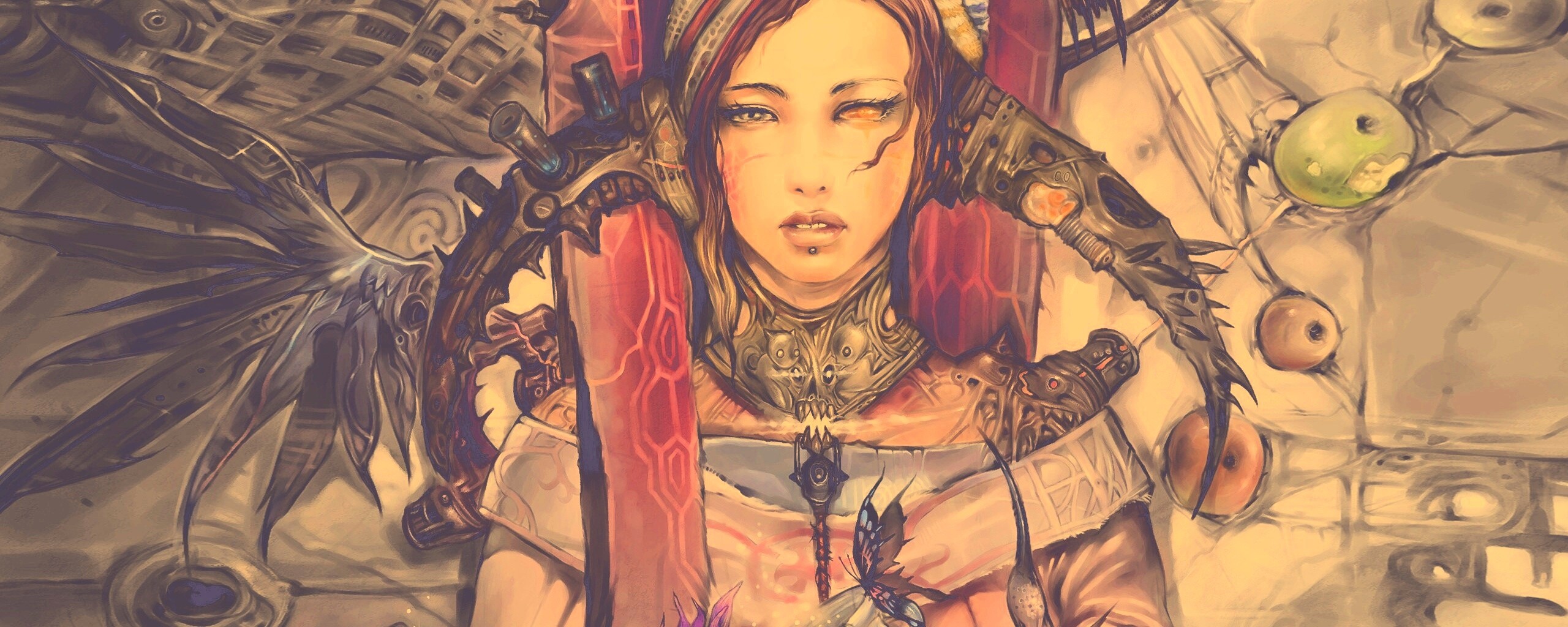 Странная девушка обои