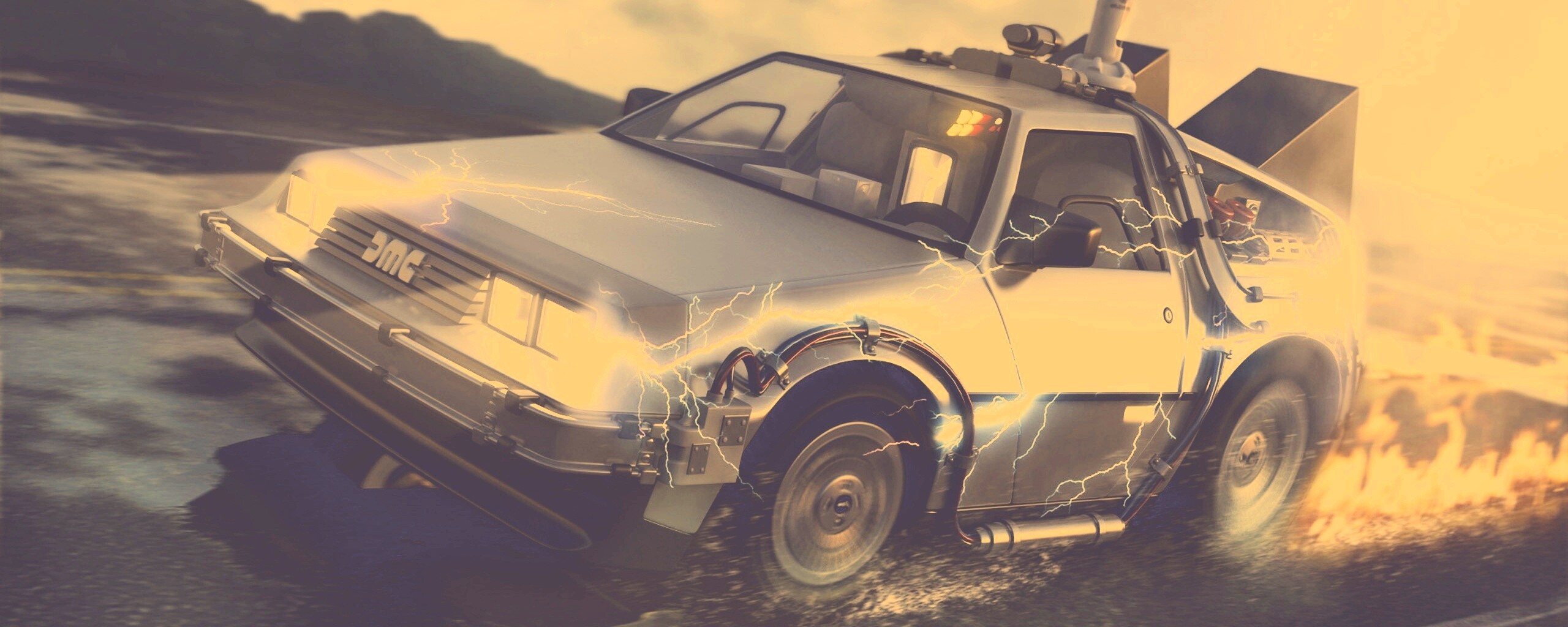 Машина времени обои