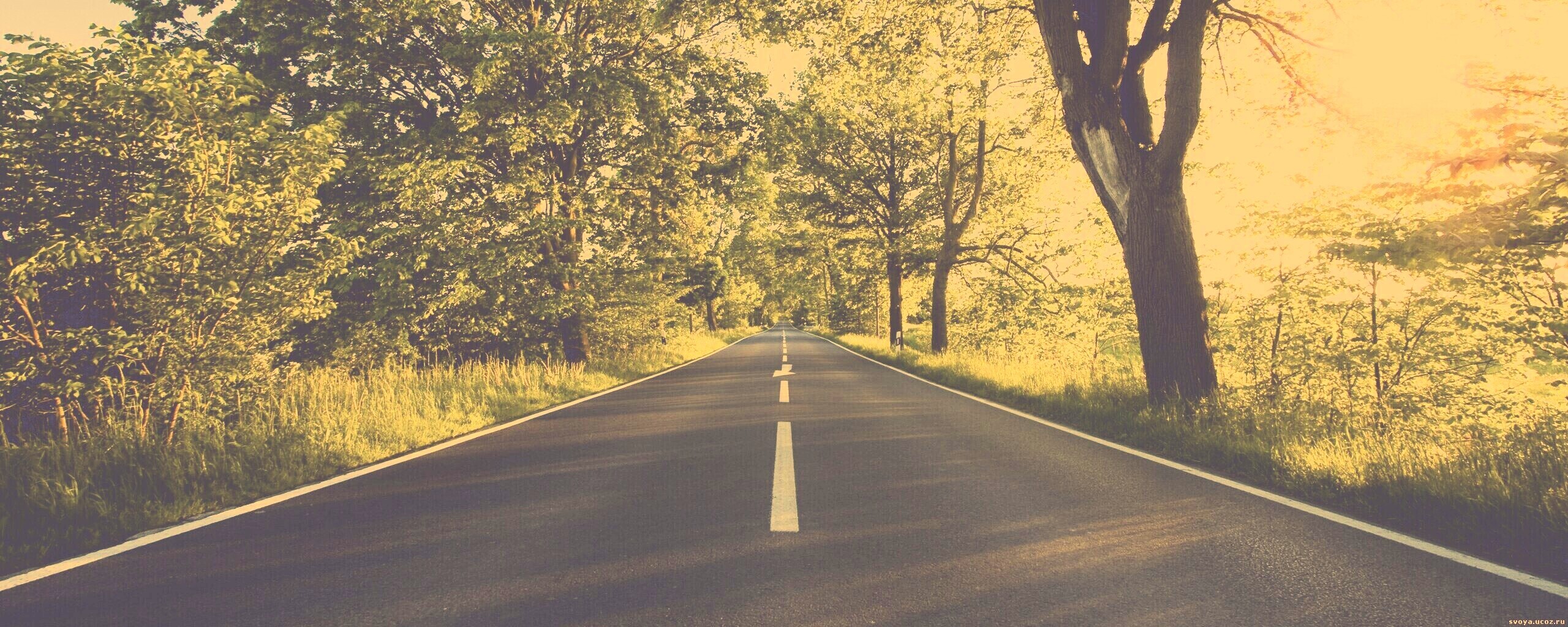 Прямая дорога обои