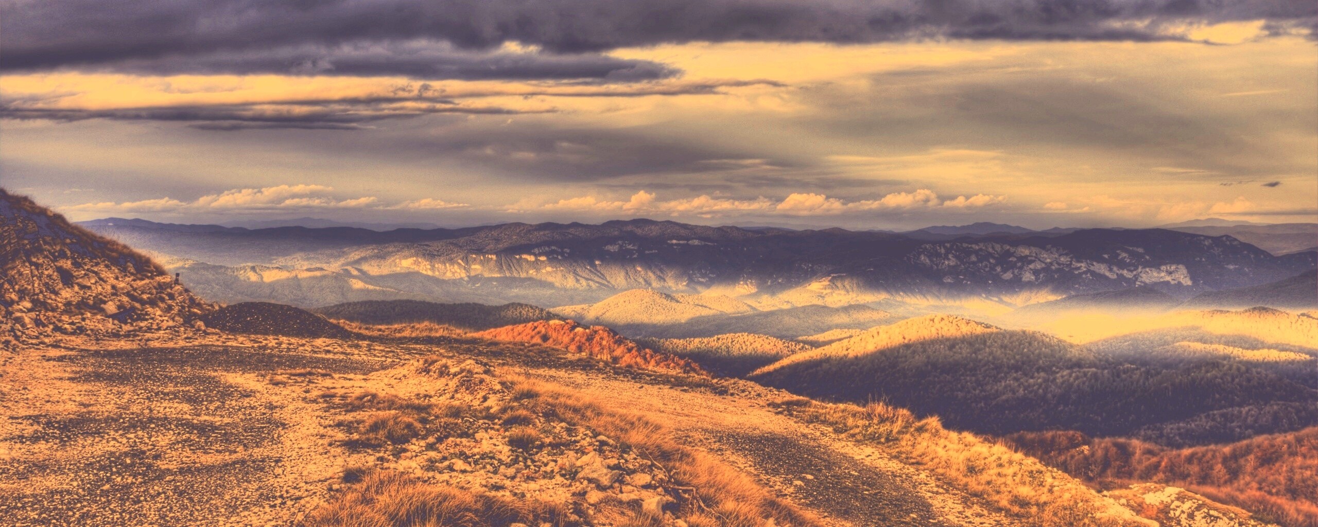 Горы в HDR обои