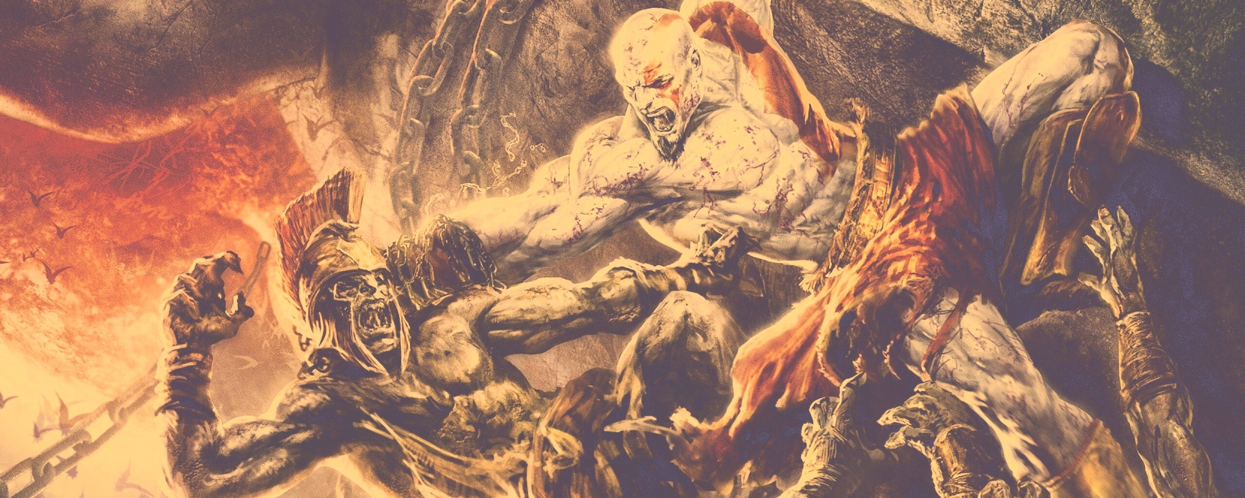 Бог войны обои