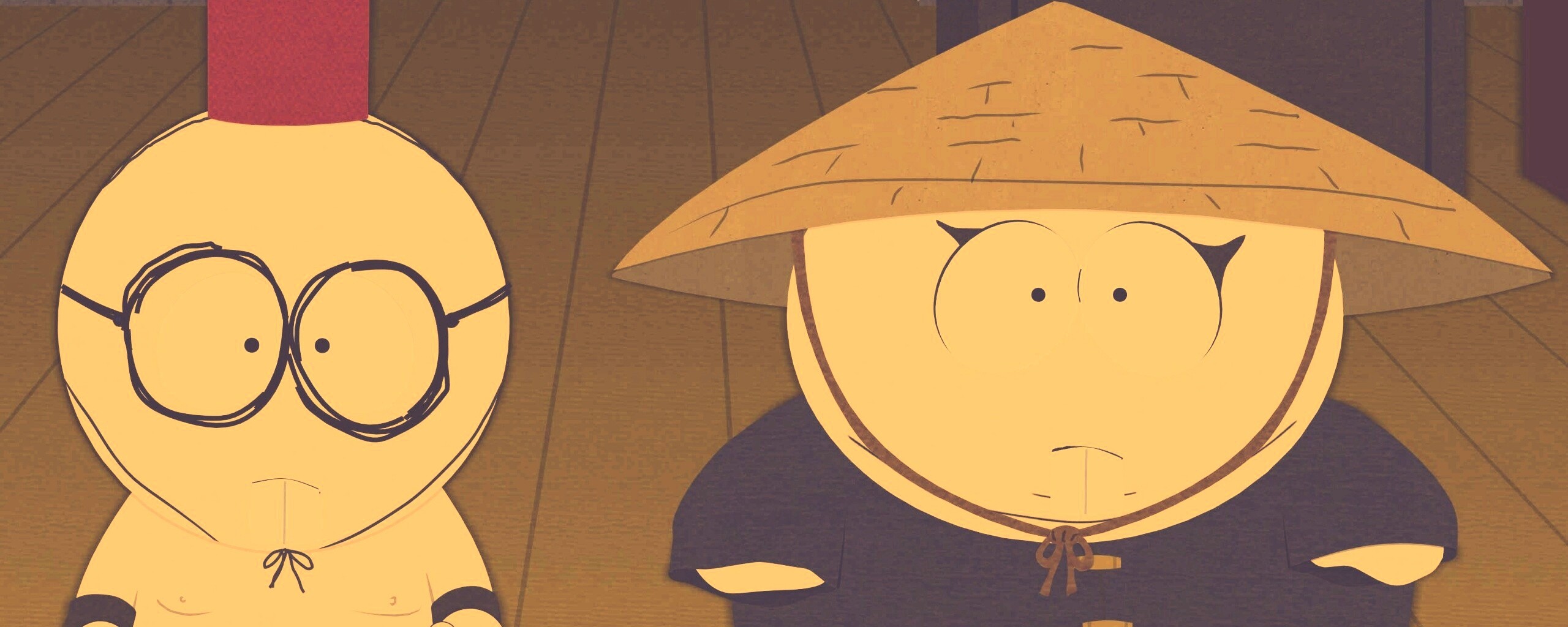 Баттерс Стотч и Эрик Картман в Китайской проблеме обои
