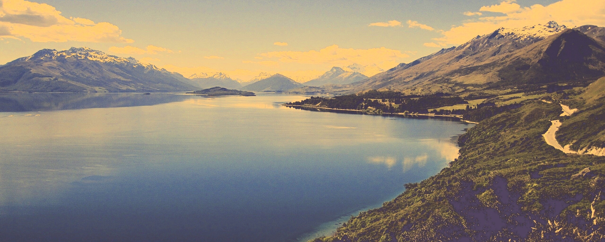 Горное озеро обои