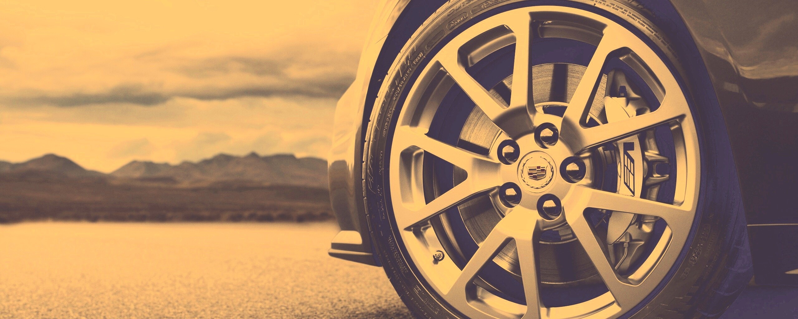 Колесо кадиллака обои