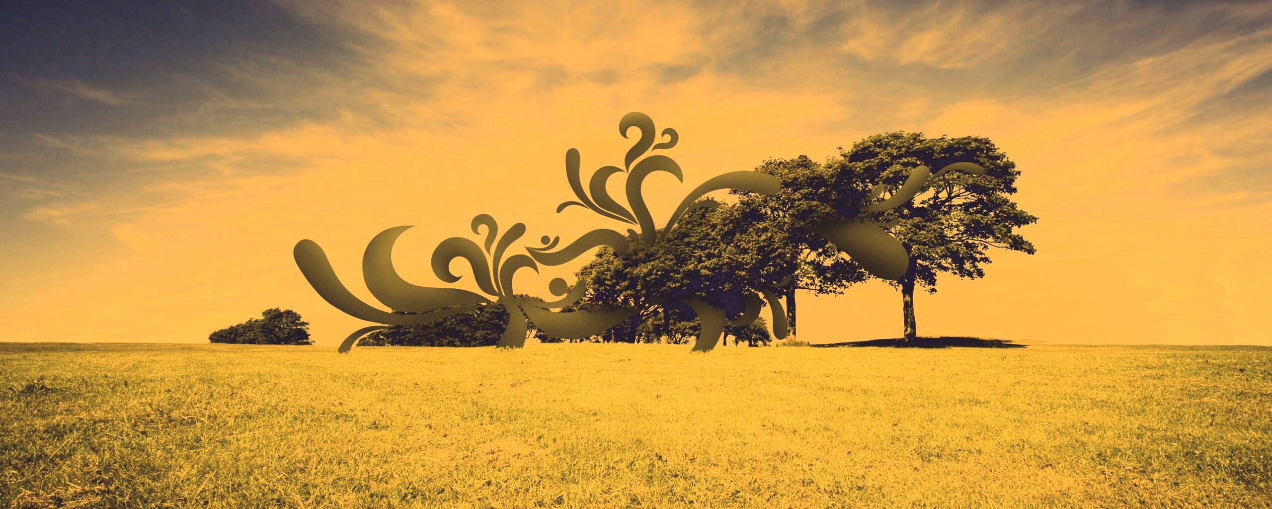 На равнине обои