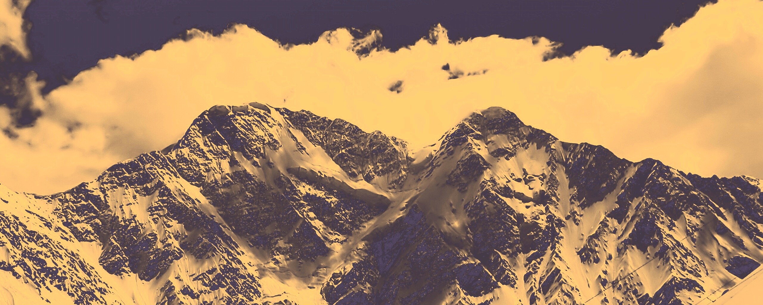 Снежные горы обои