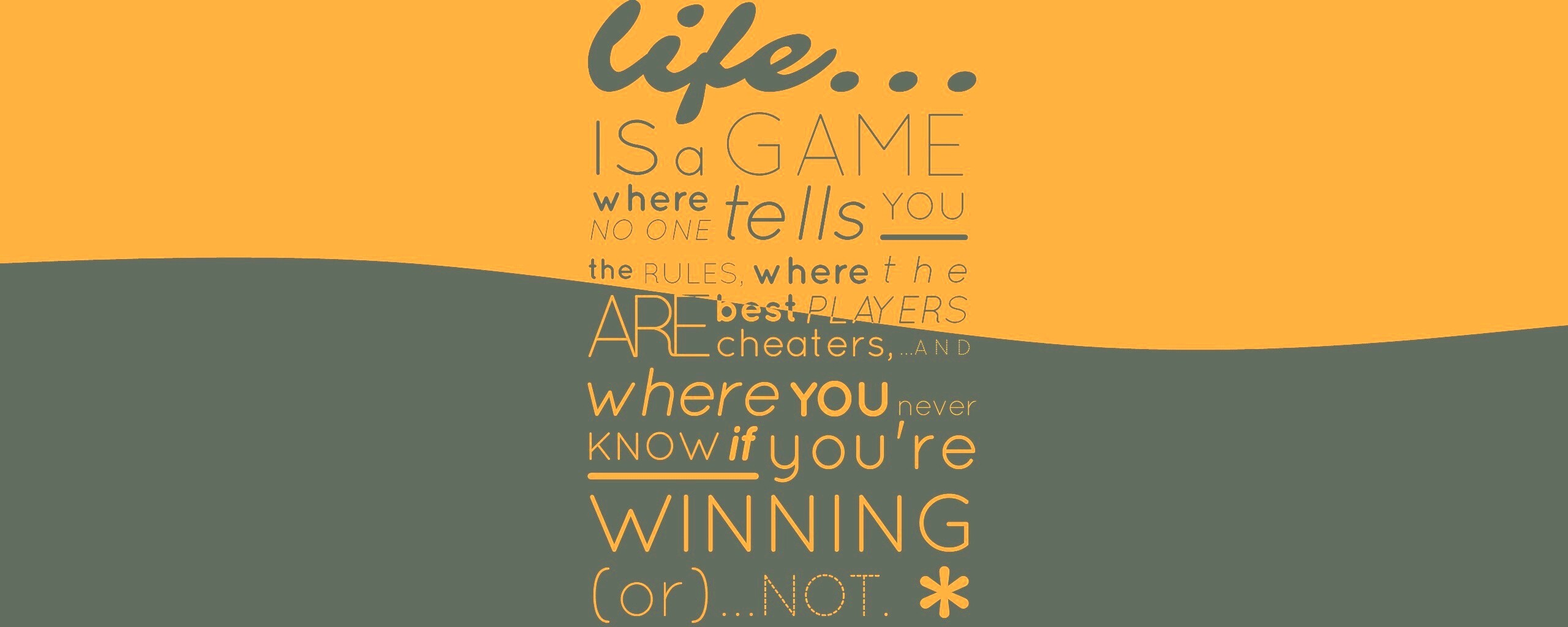 Жизнь - игра обои