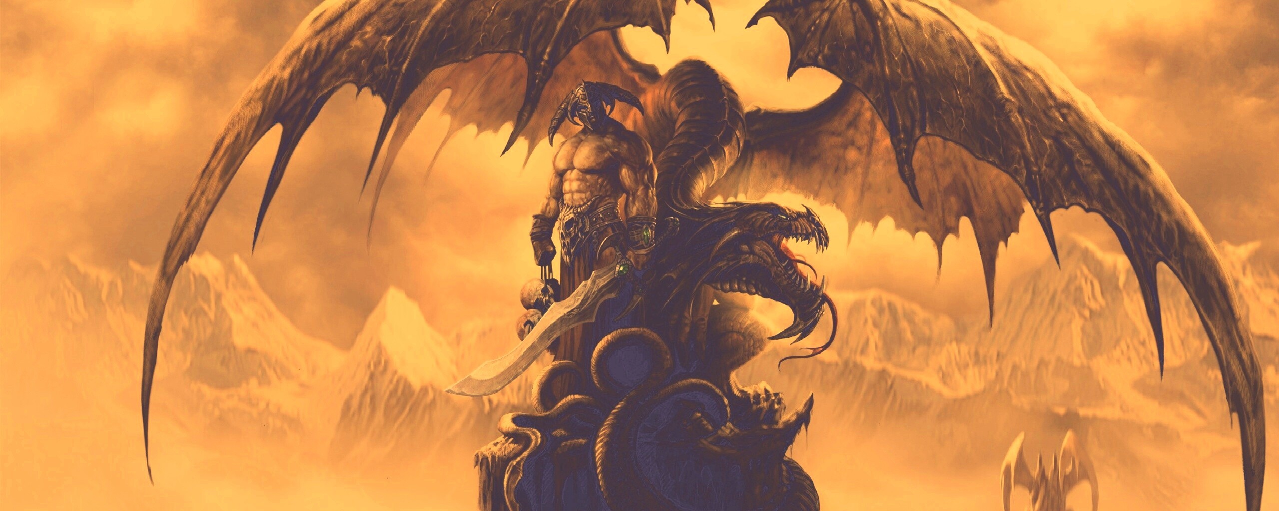 Варвар и дракон обои