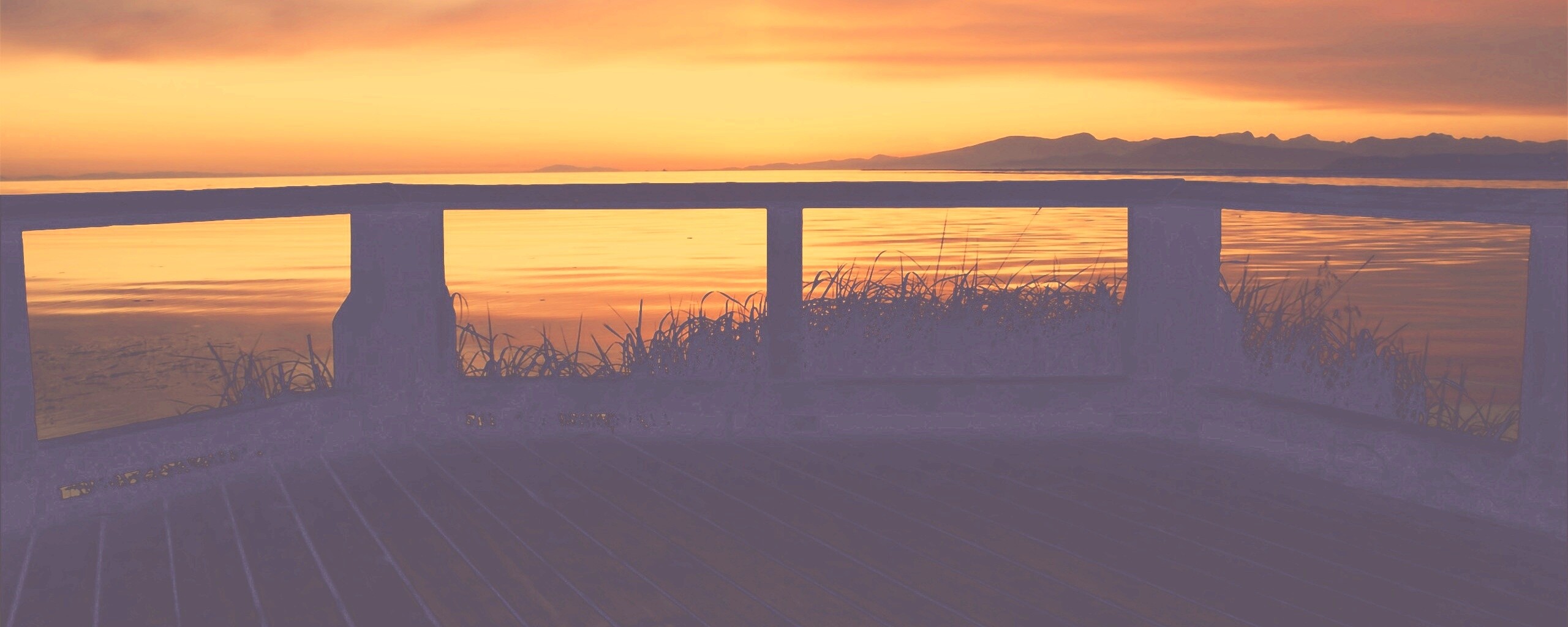 Терасса на море обои