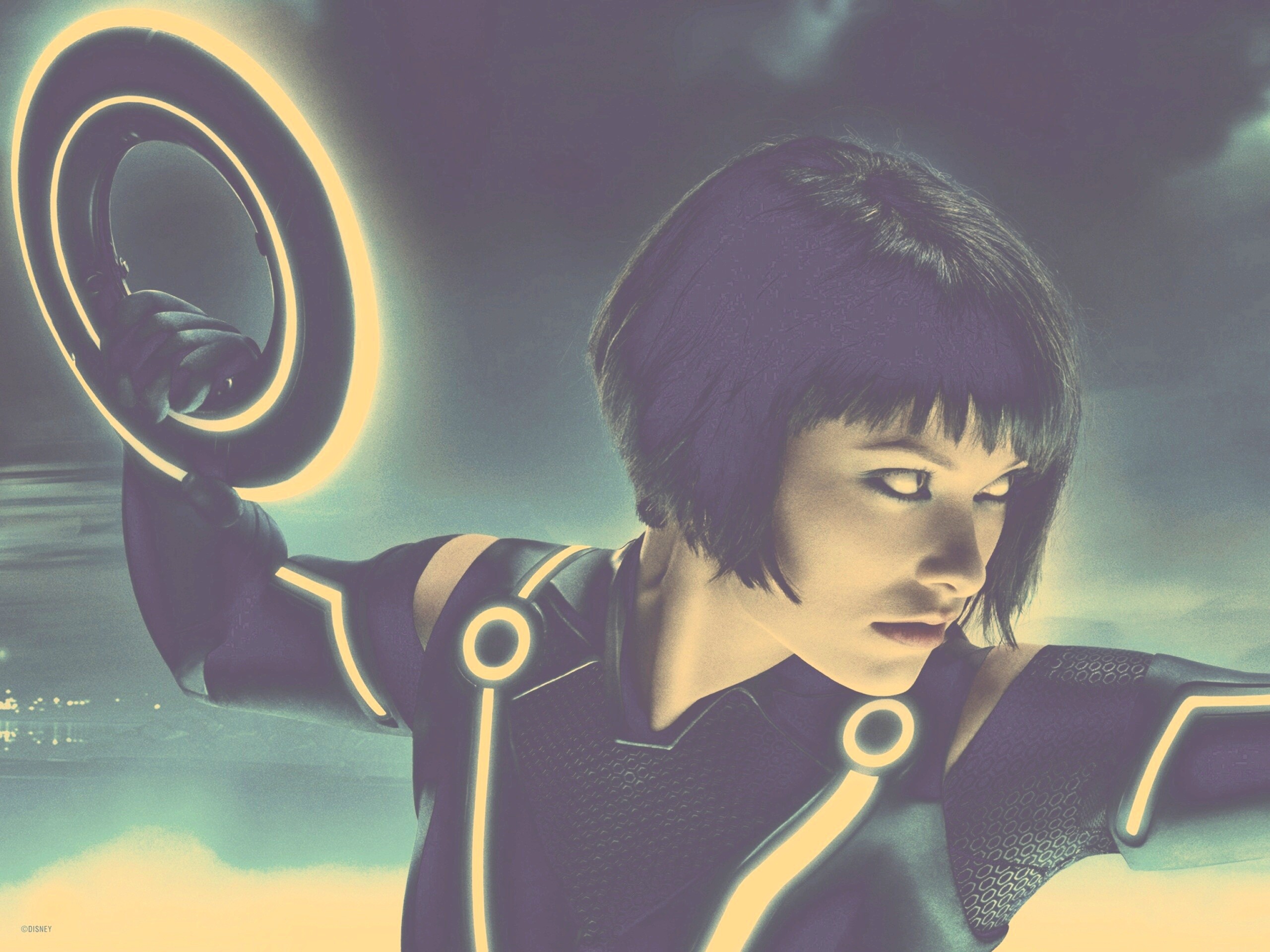 Оливия Уайлд в Трон: Наследие обои