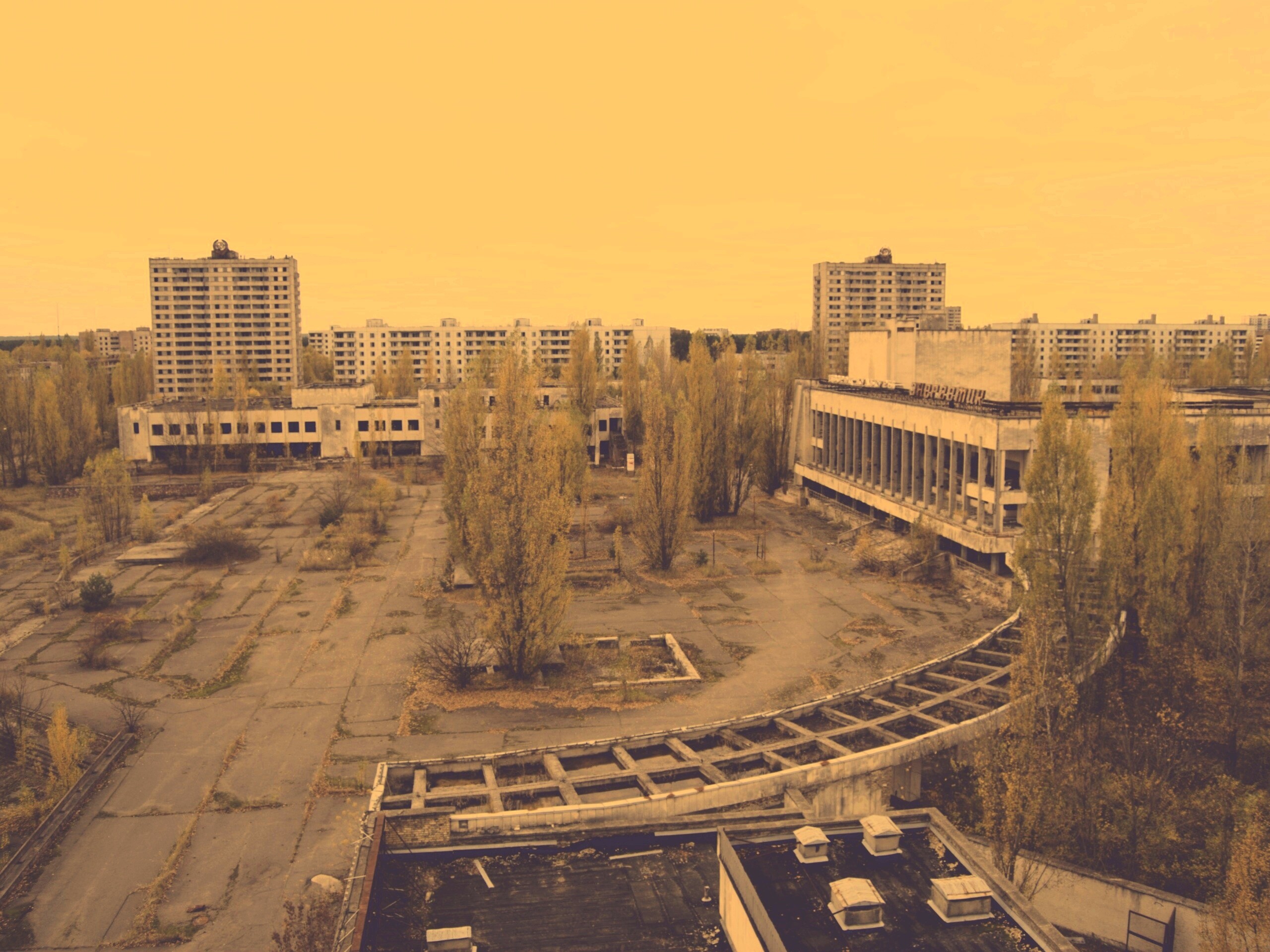 Площадь в Припяти обои