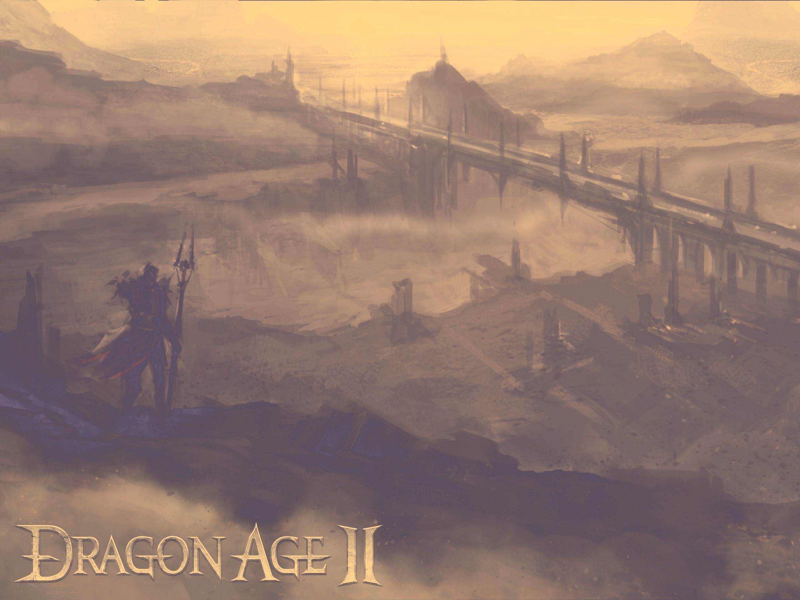 Пейзаж Dragon Age обои