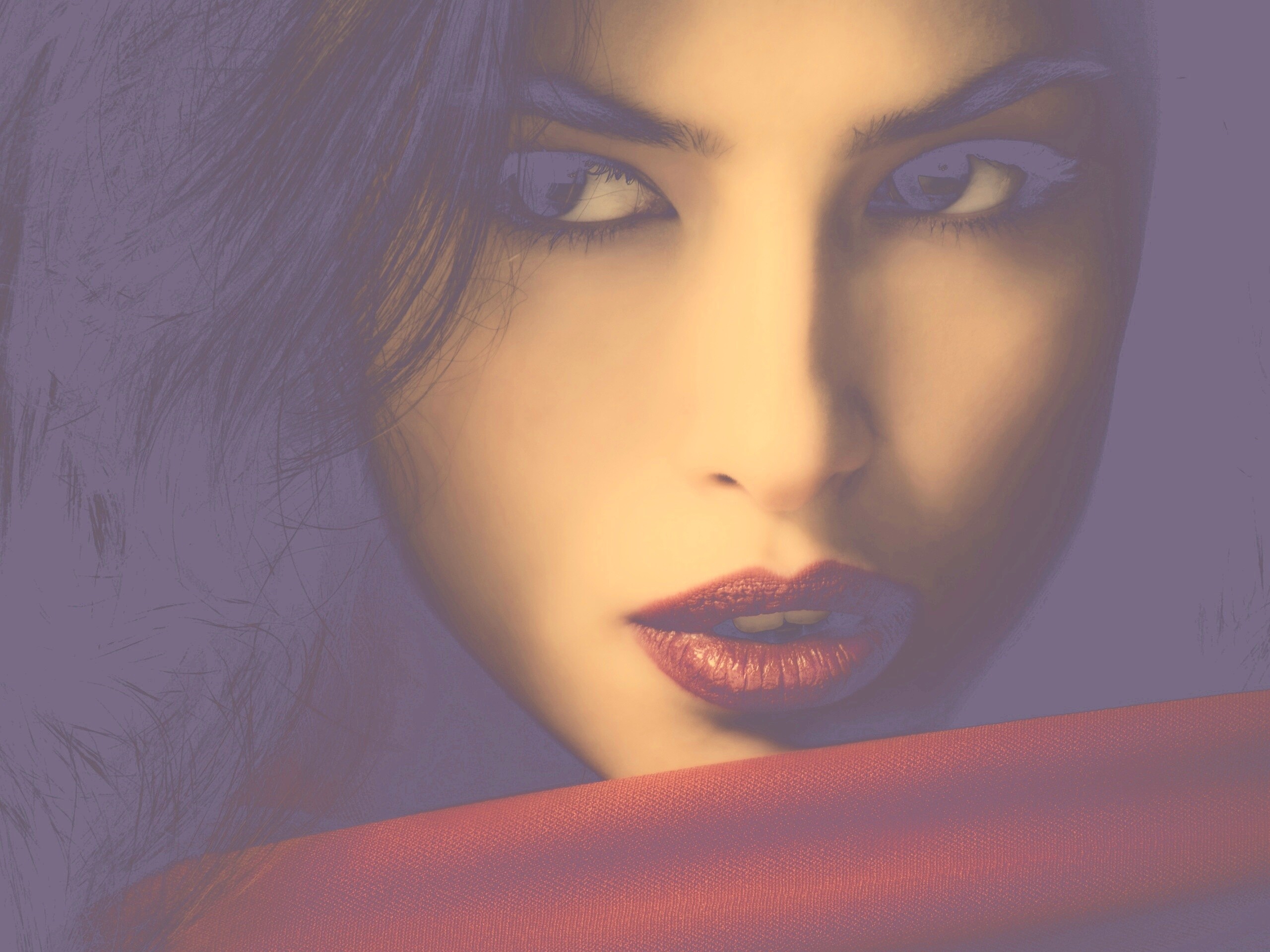 Женский взгляд обои