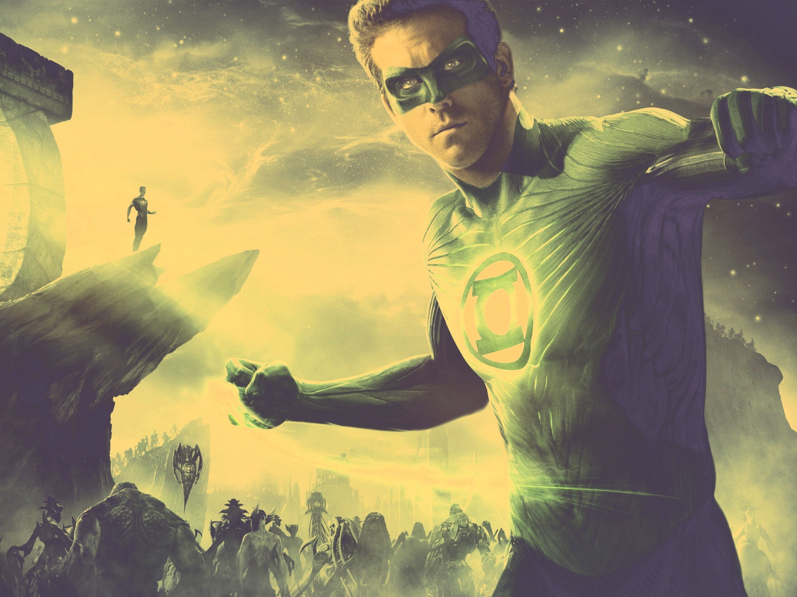 Зелёный фонарь обои