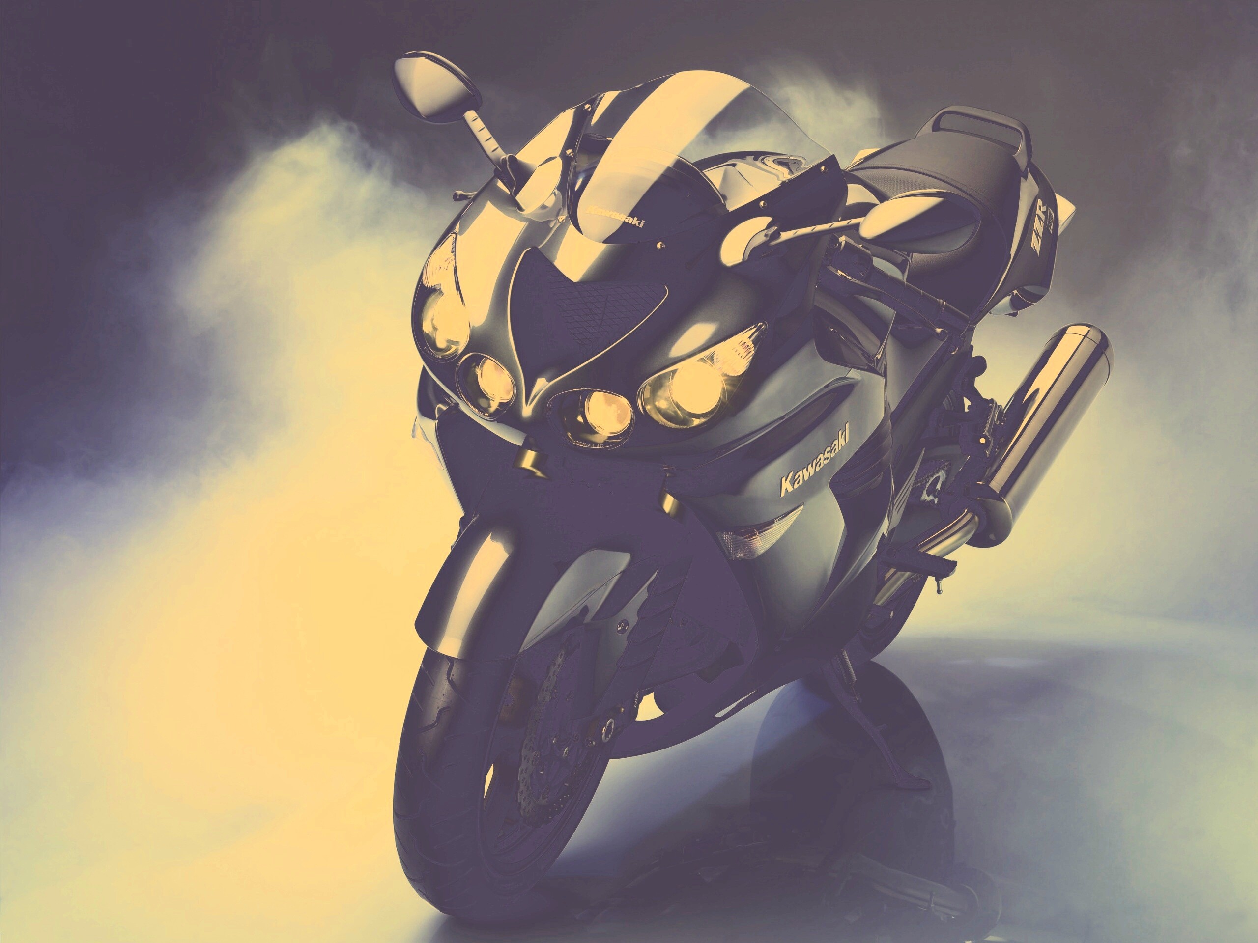 Мотоцикл Кавасаки ZX14 обои