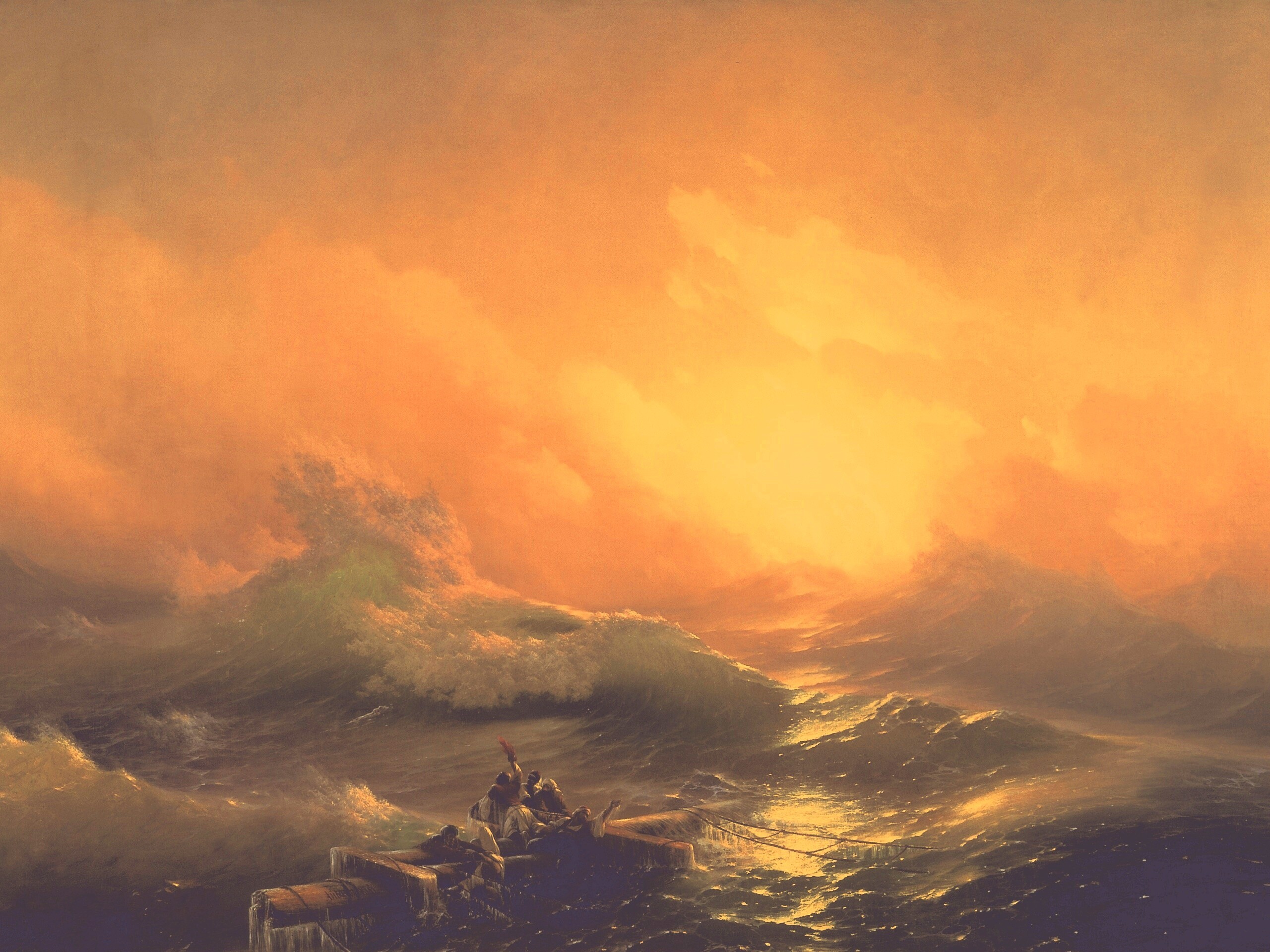 Айвазовский: Девятый вал обои