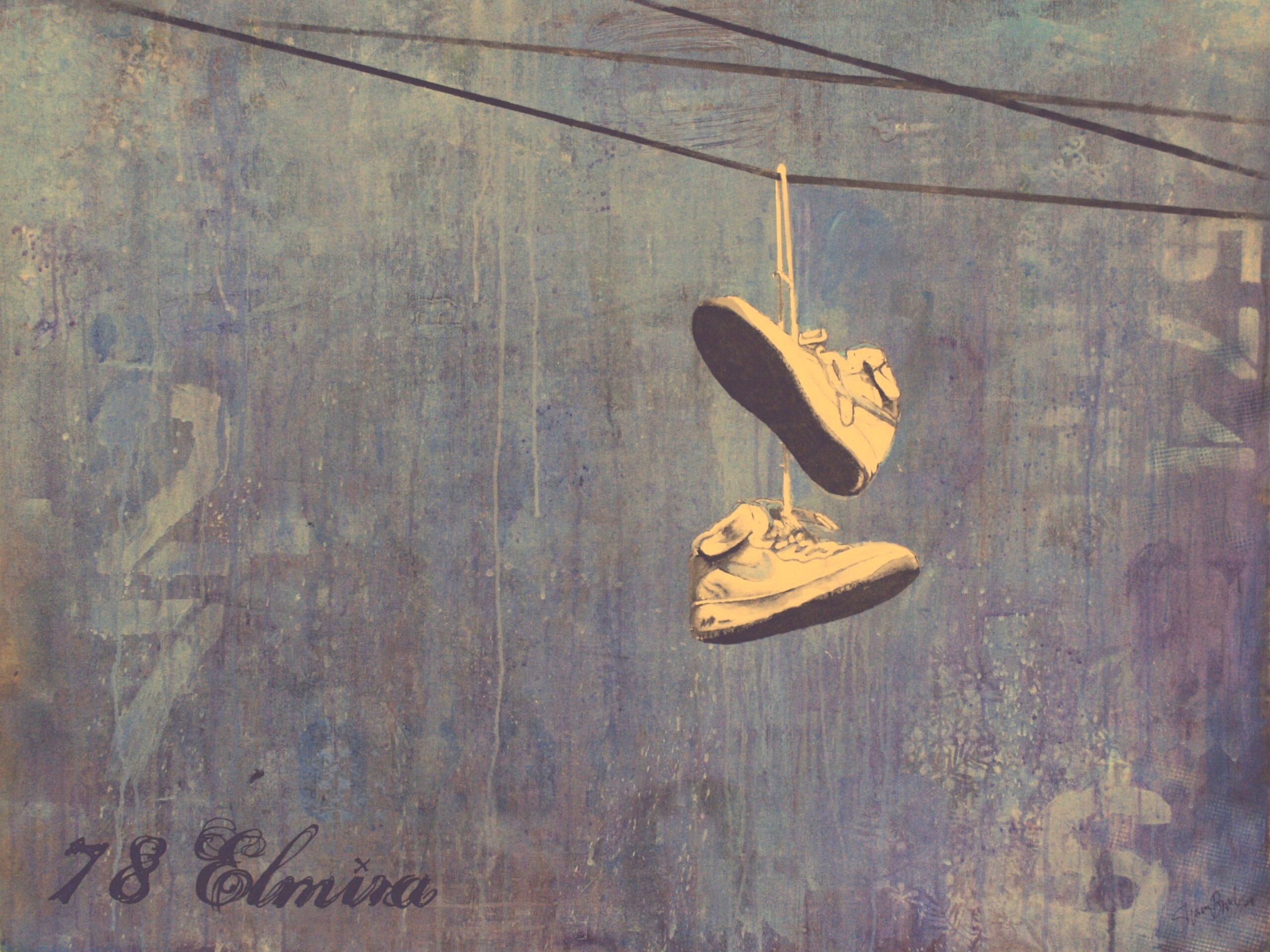 Кросовки на проводе обои