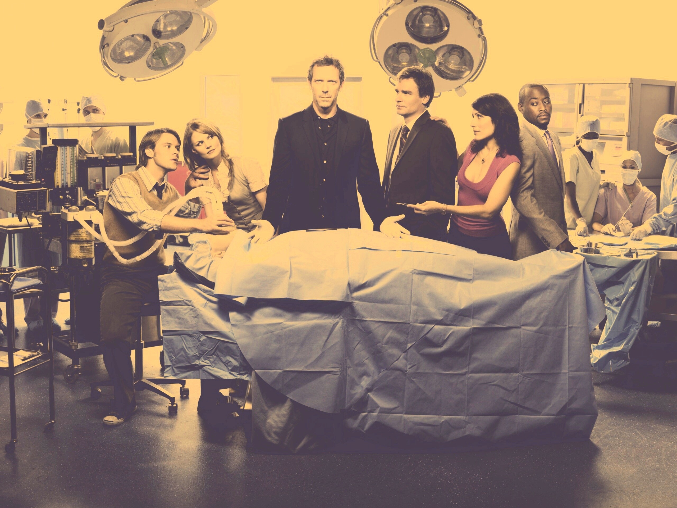 Герои сериала "Доктор Хаус" обои