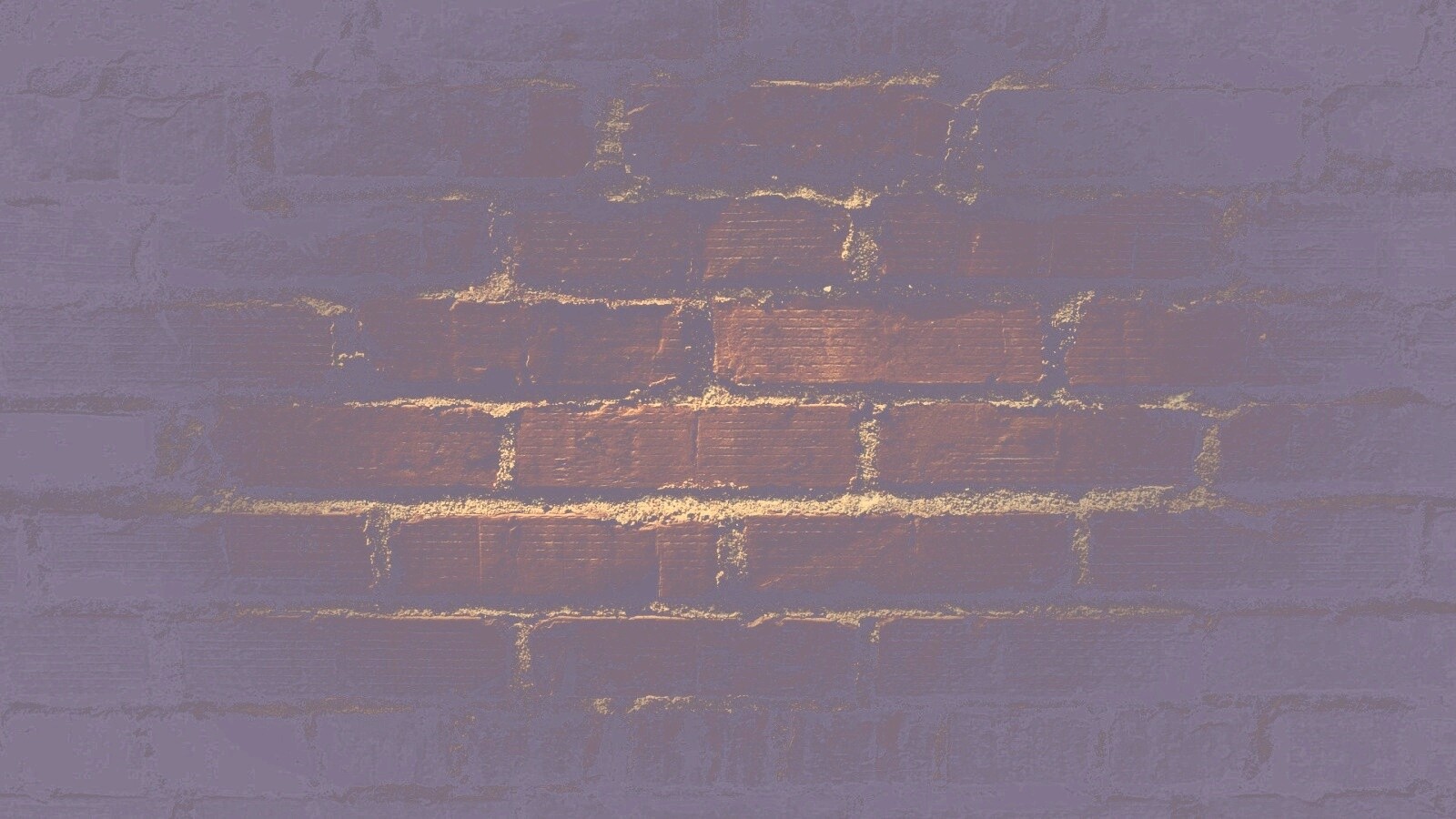 Затемненная кирпичная стена обои