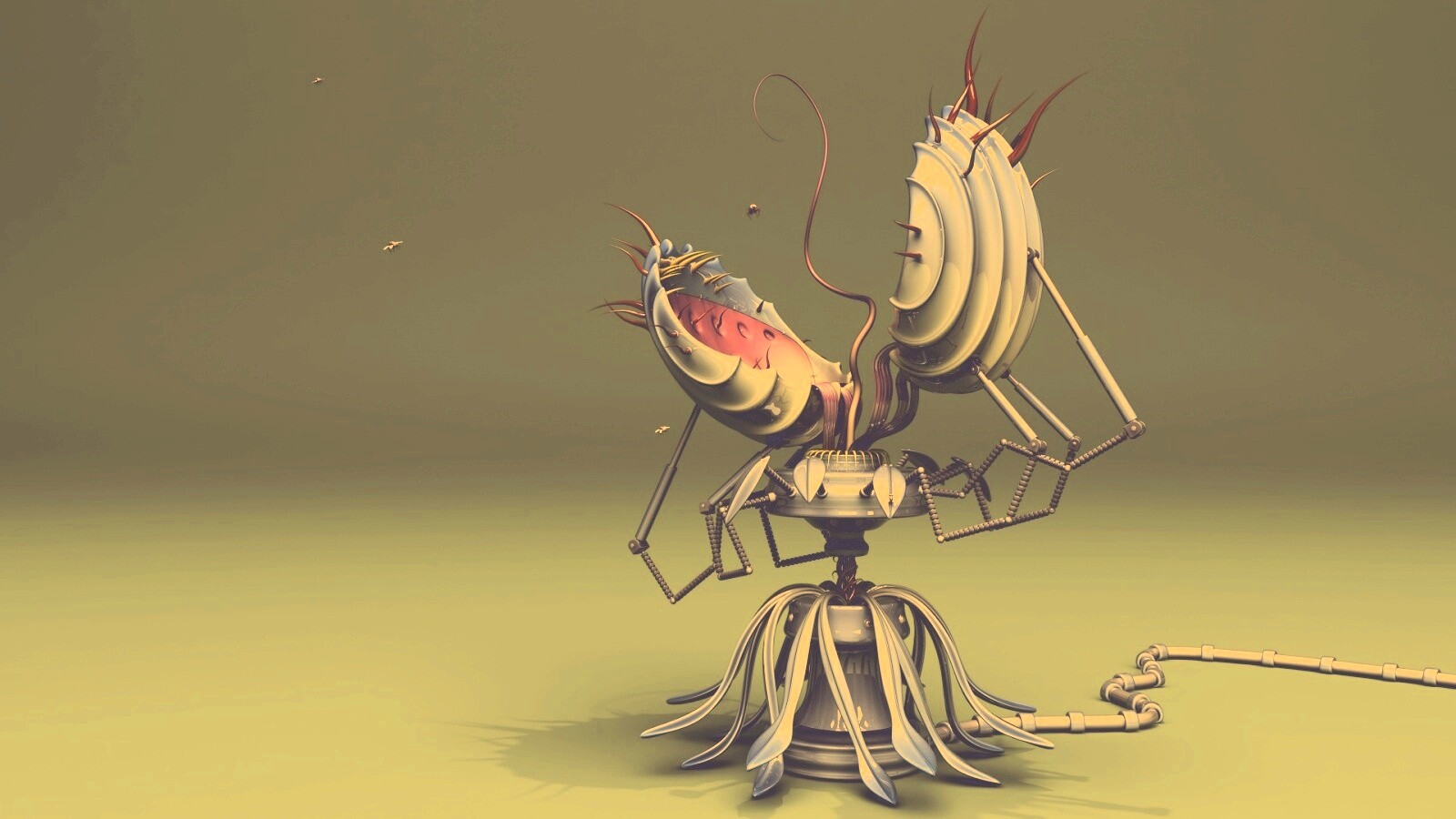 Механическая венерина мухоловка обои