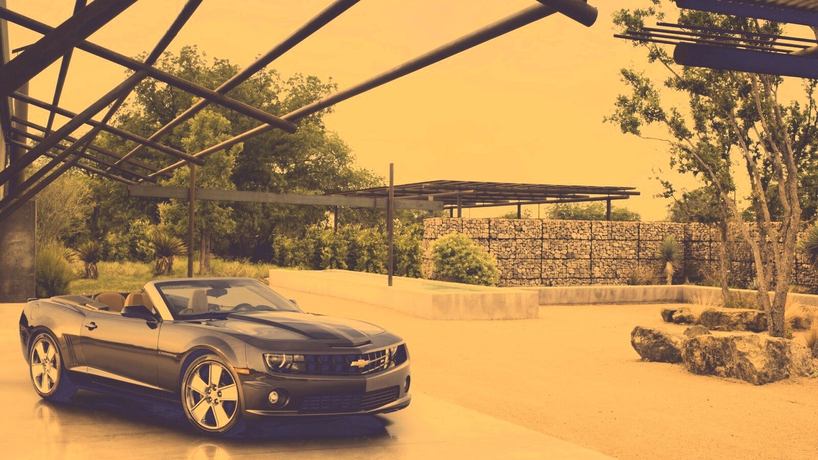 Камаро кабриолет обои