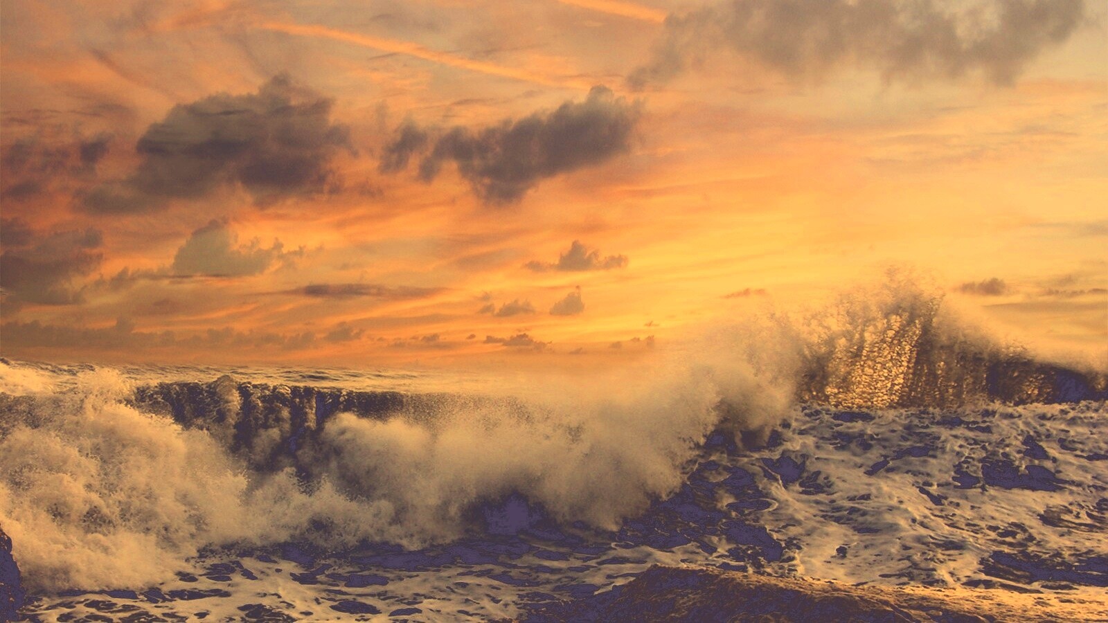 Бушующее море обои