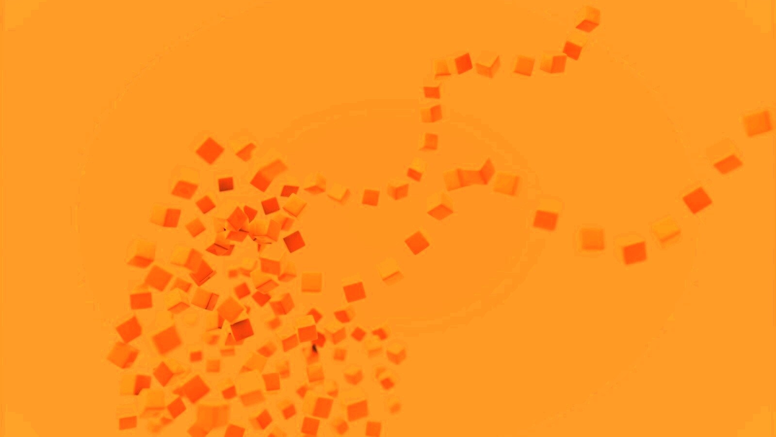 Сердце из кубиков обои