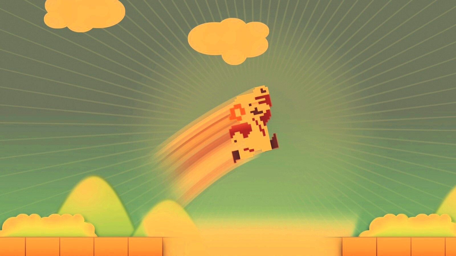 Прыжок Марио обои