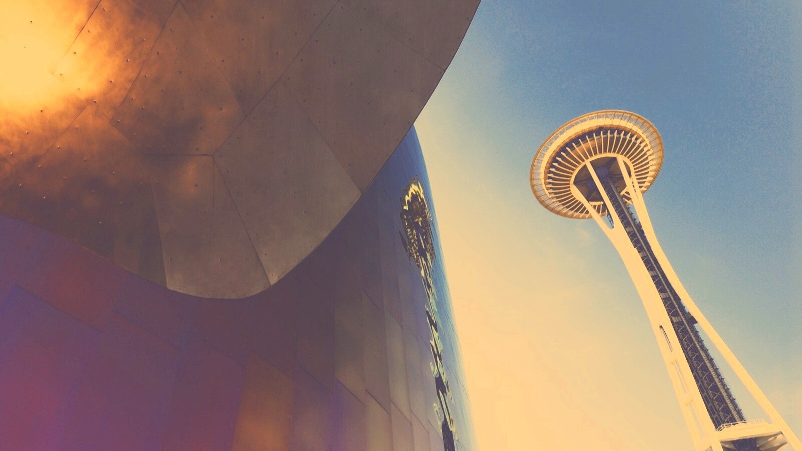 Space Needle Tower обои