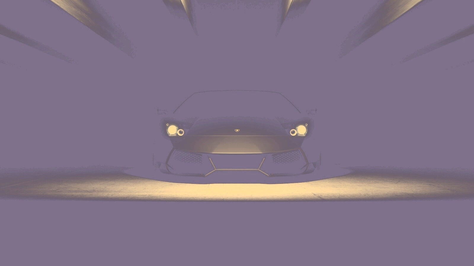 Ламборджини во тьме обои