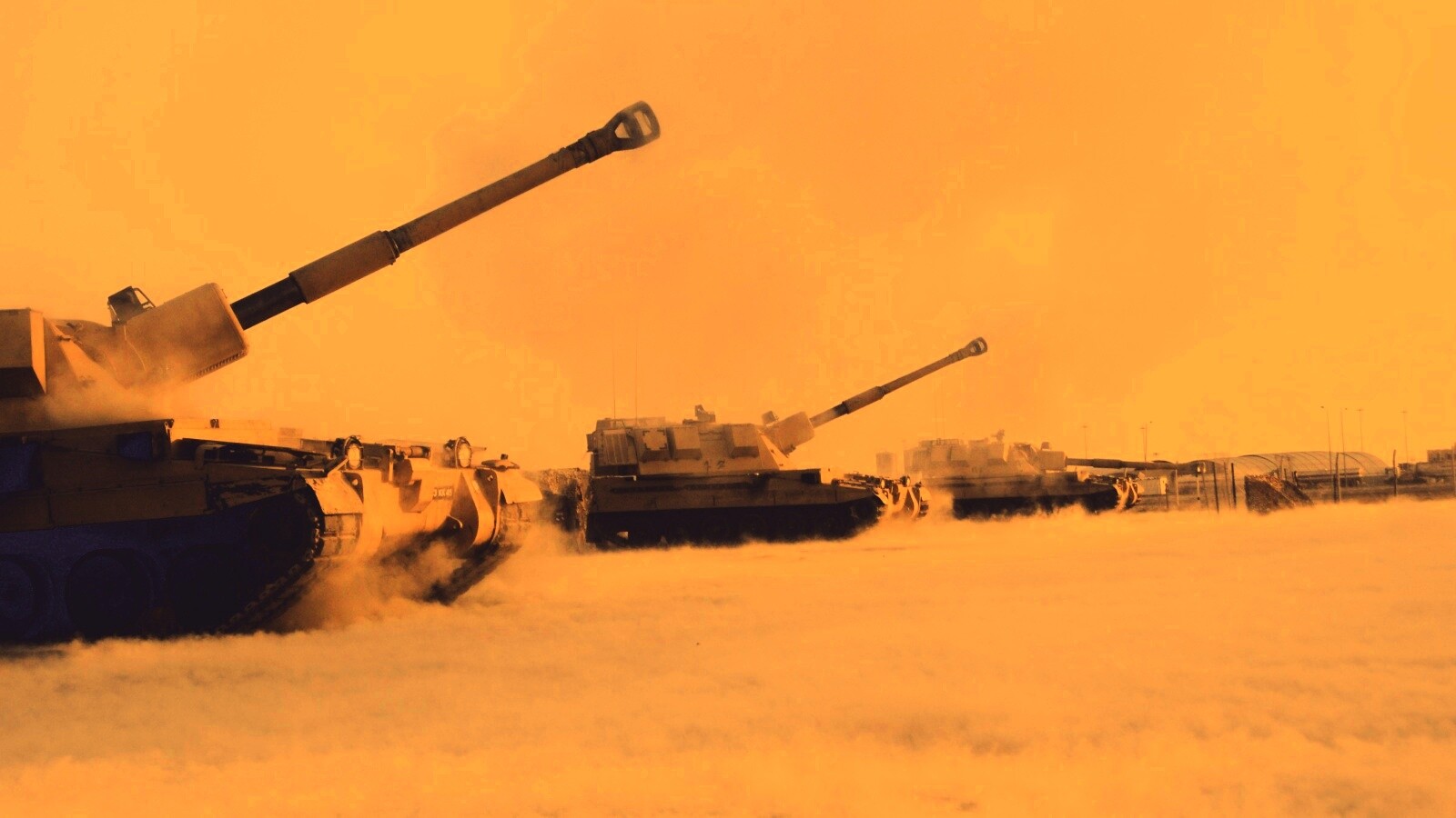 Британская самоходная артиллериская установка обои