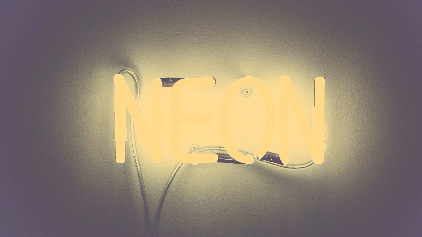 Неоновая надпись обои