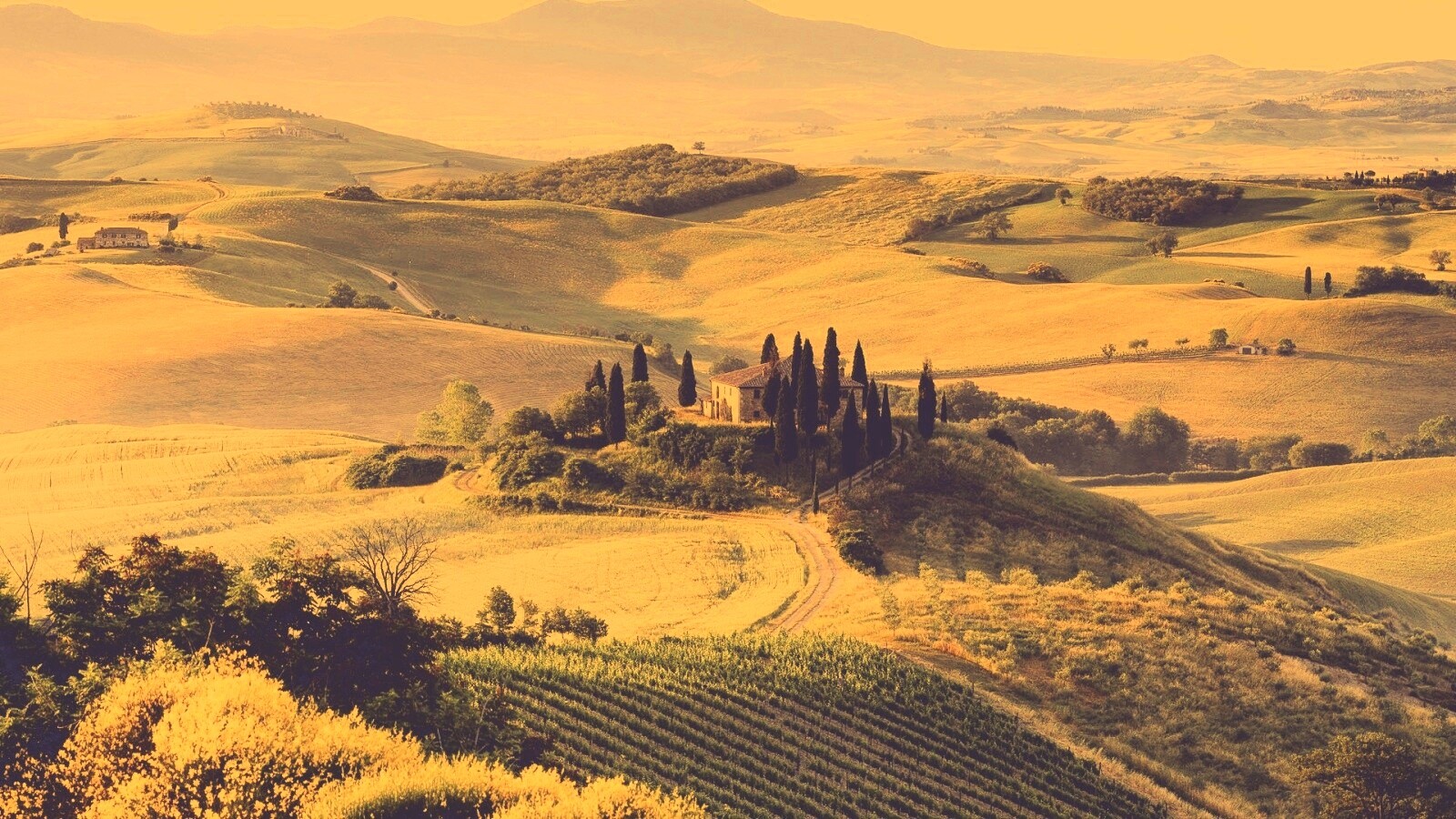 Поместье в Италии обои