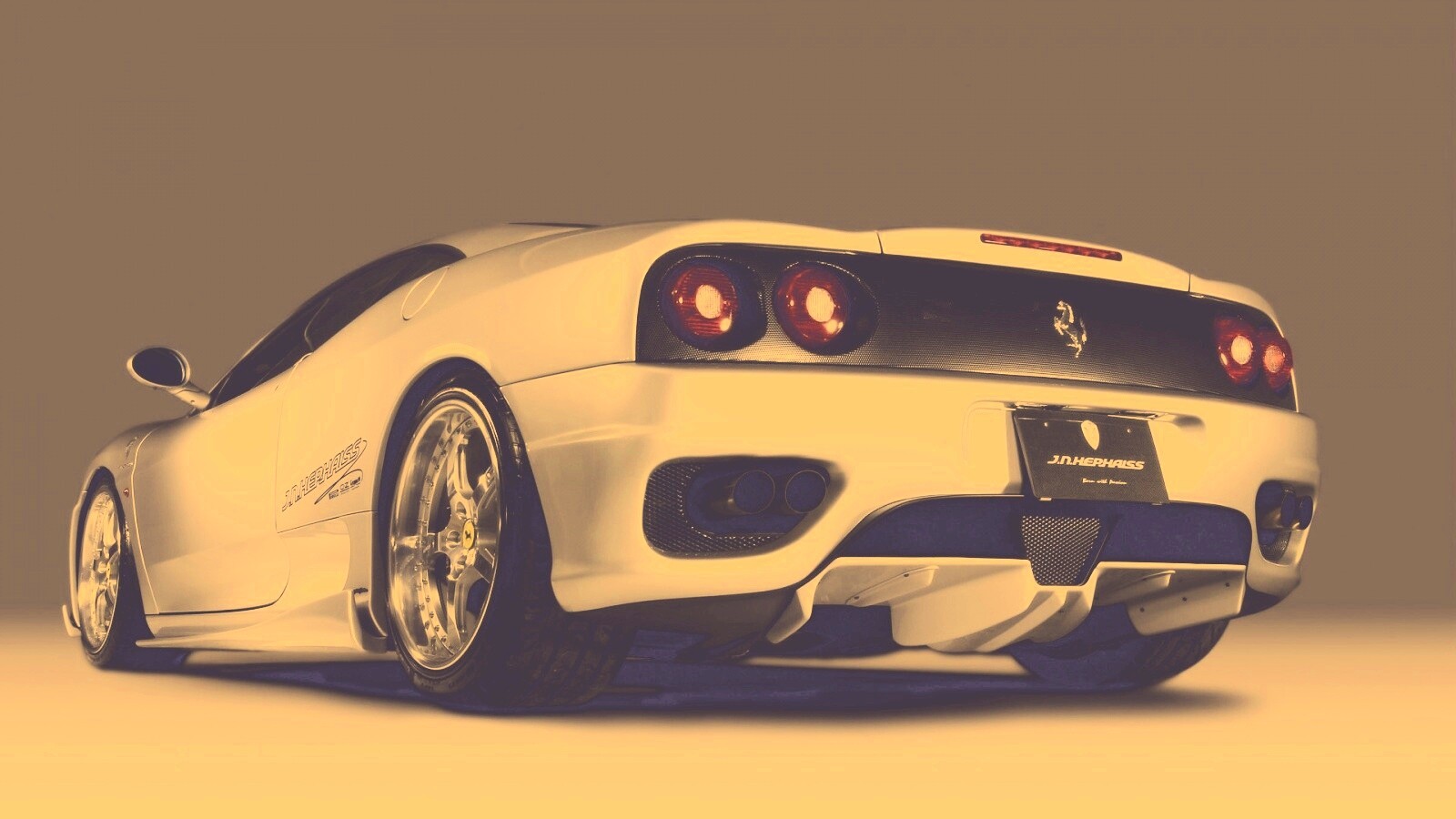 Металлик Феррари обои