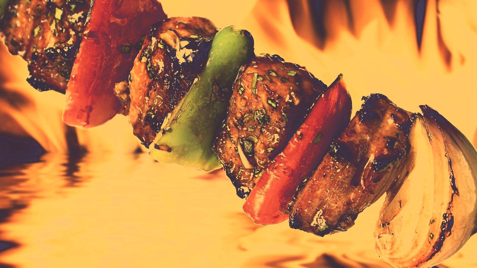 Сочный шашлычок обои